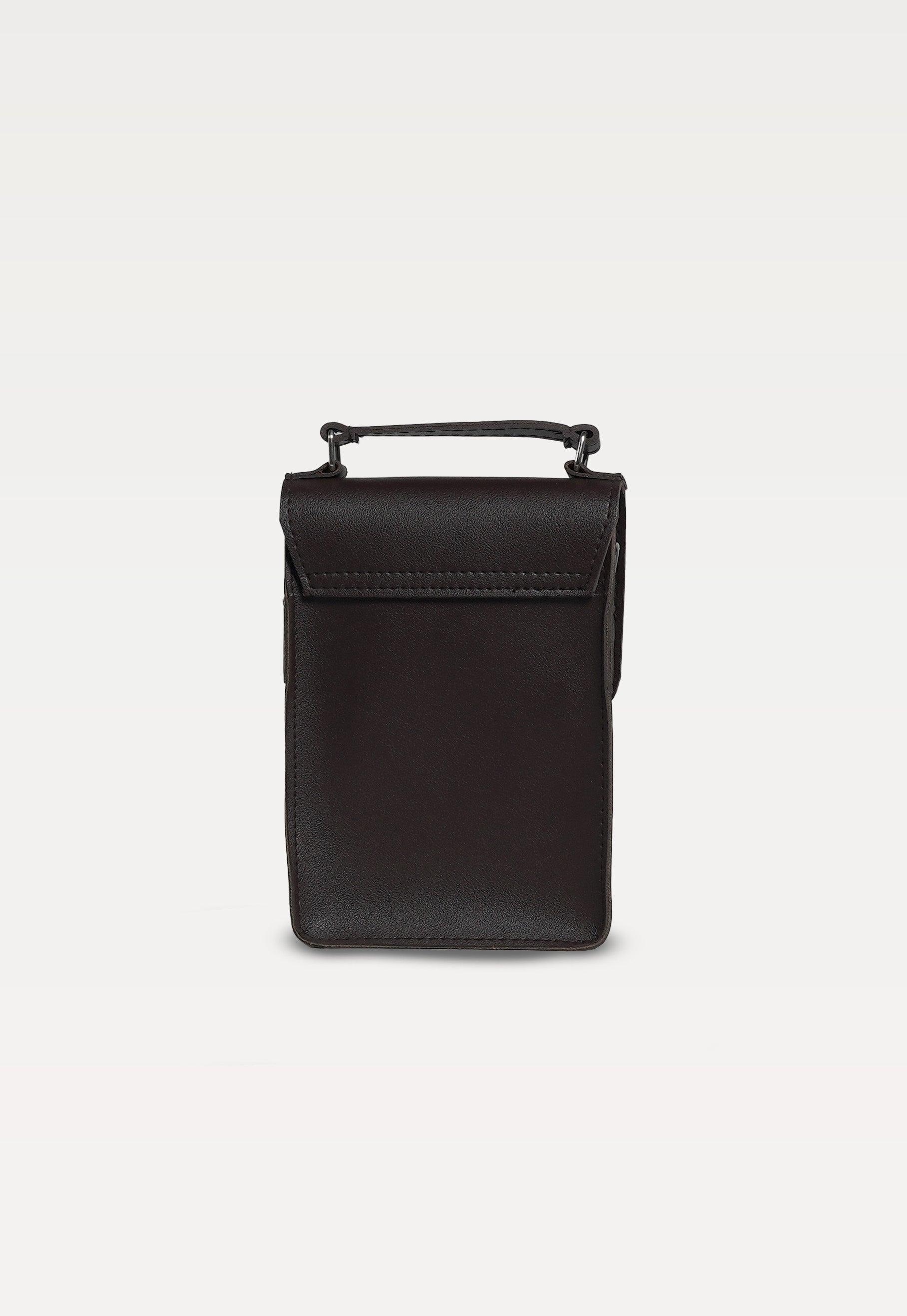 Athens Mini Phone Sling Bag Dark Brown