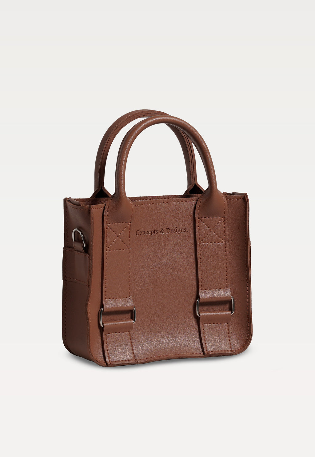 Cairo Mini Top Handle Bag Chestnut