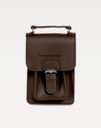 Athens Mini Phone Sling Bag Dark Brown