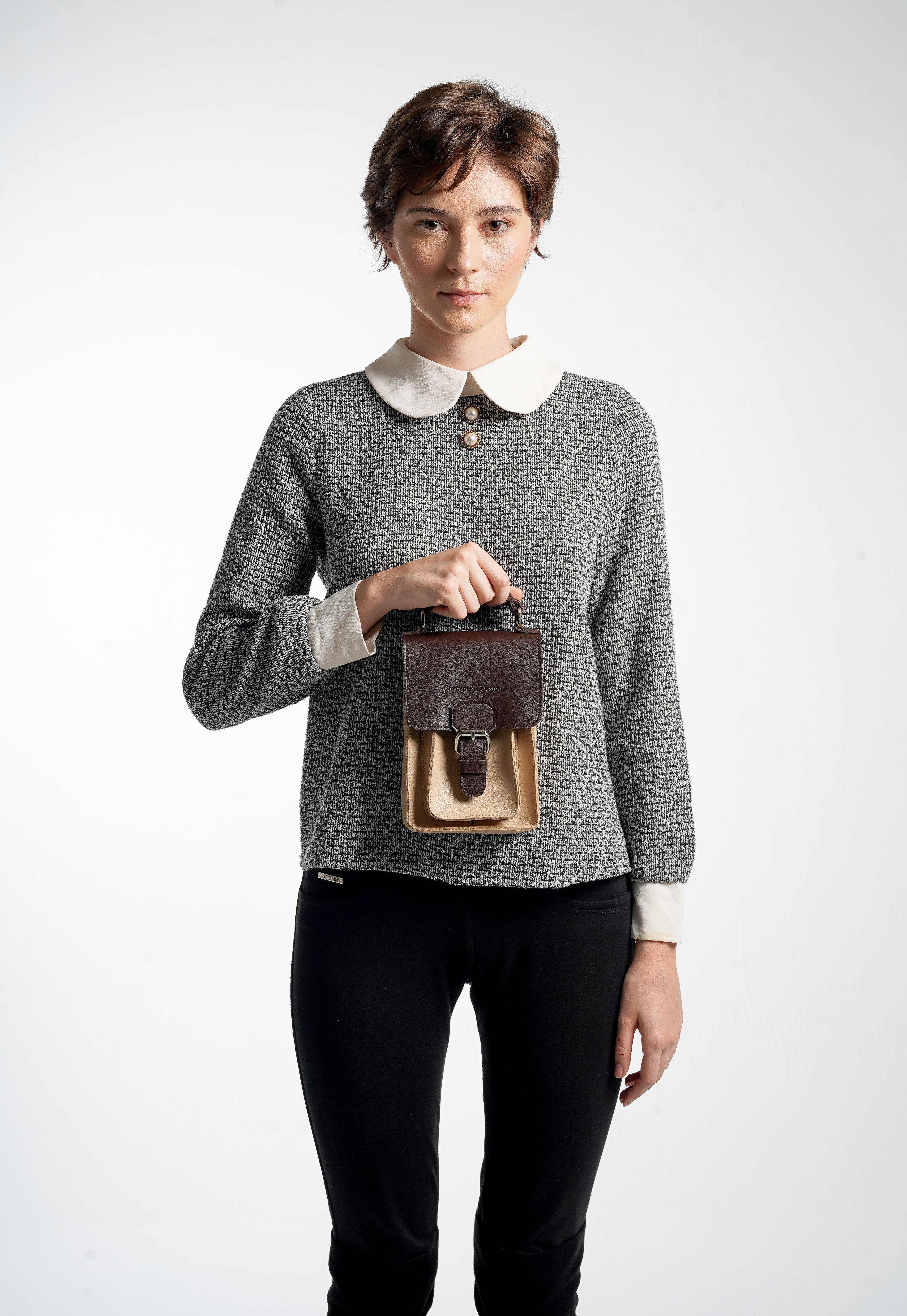 Athens Mini Phone Sling Bag Affogato