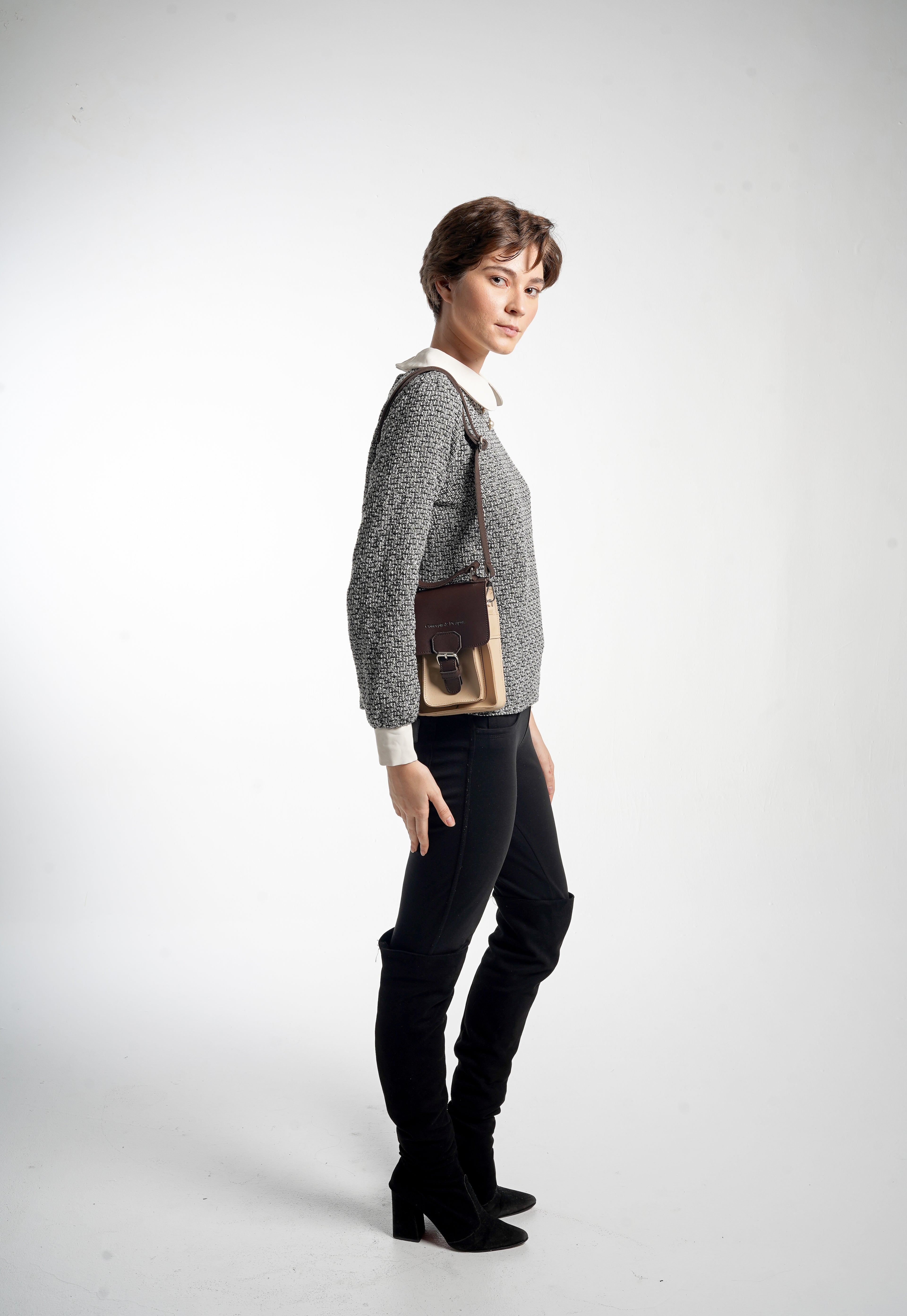 Athens Mini Phone Sling Bag Affogato