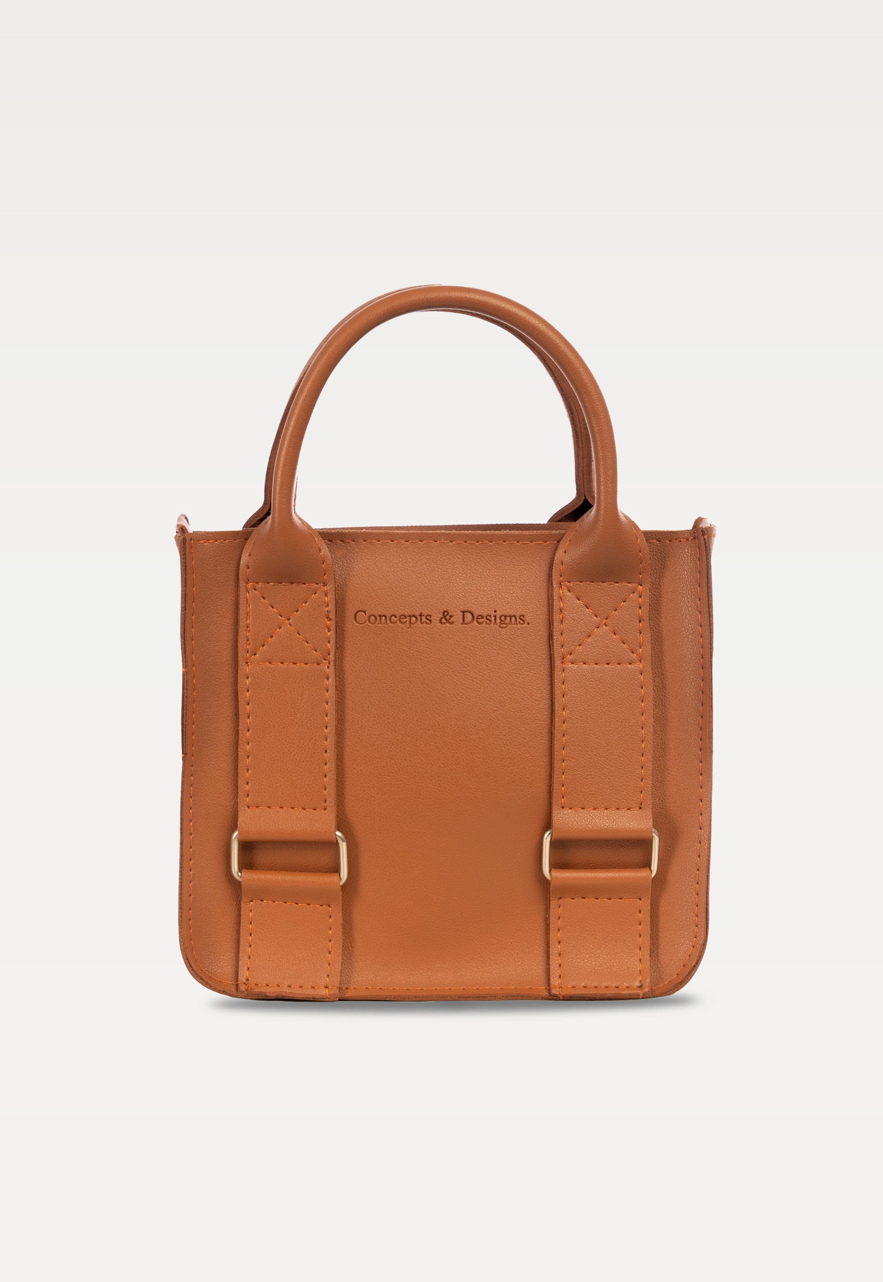 Cairo Mini Top Handle Bag Chestnut