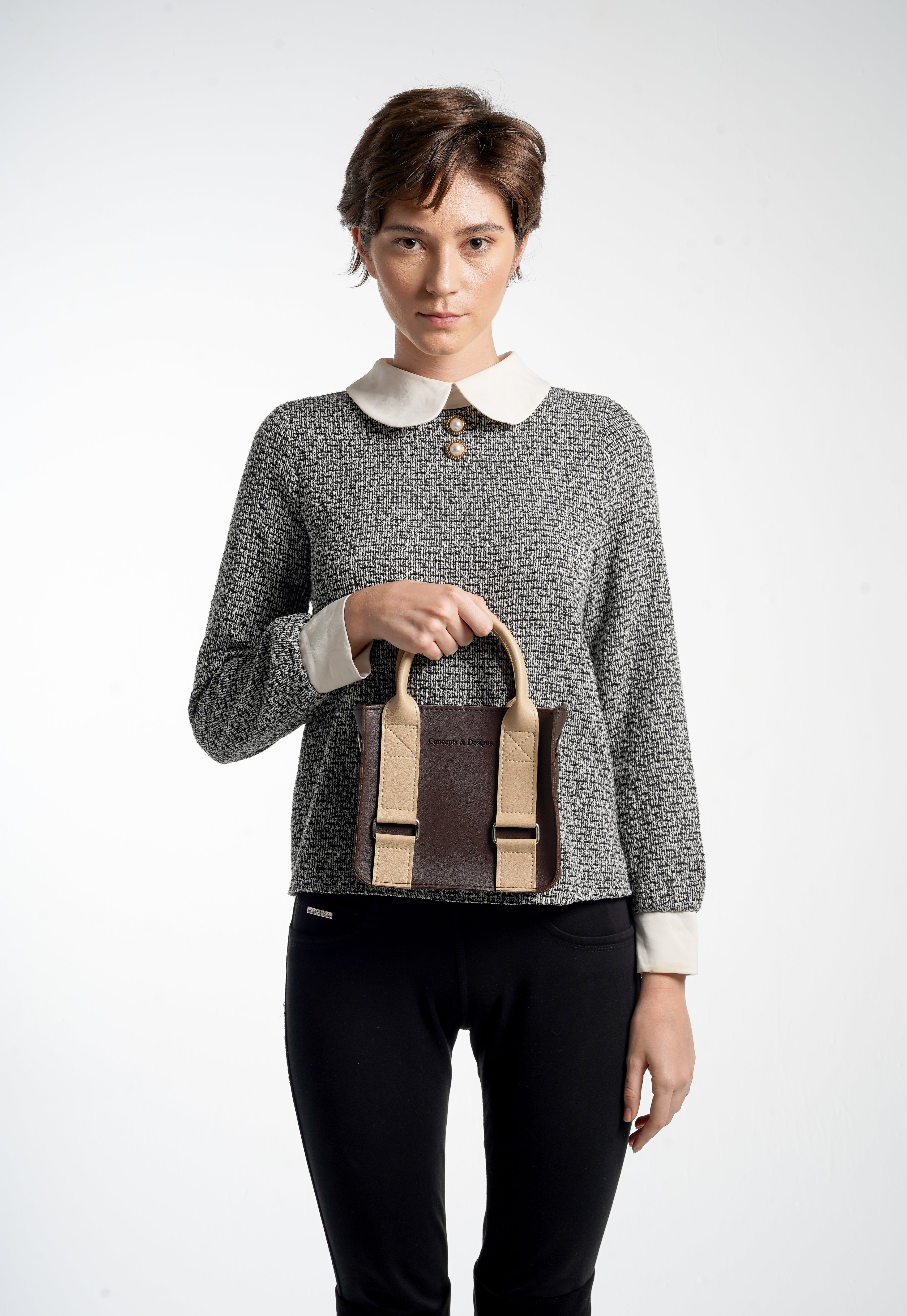 Cairo Mini Top Handle Bag Affogato