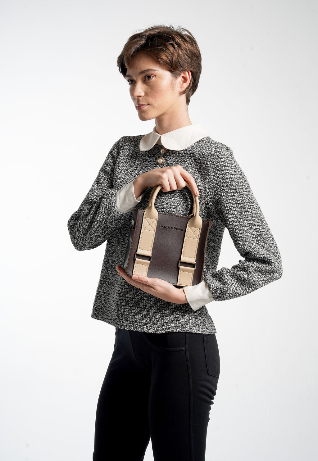 Cairo Mini Top Handle Bag Affogato