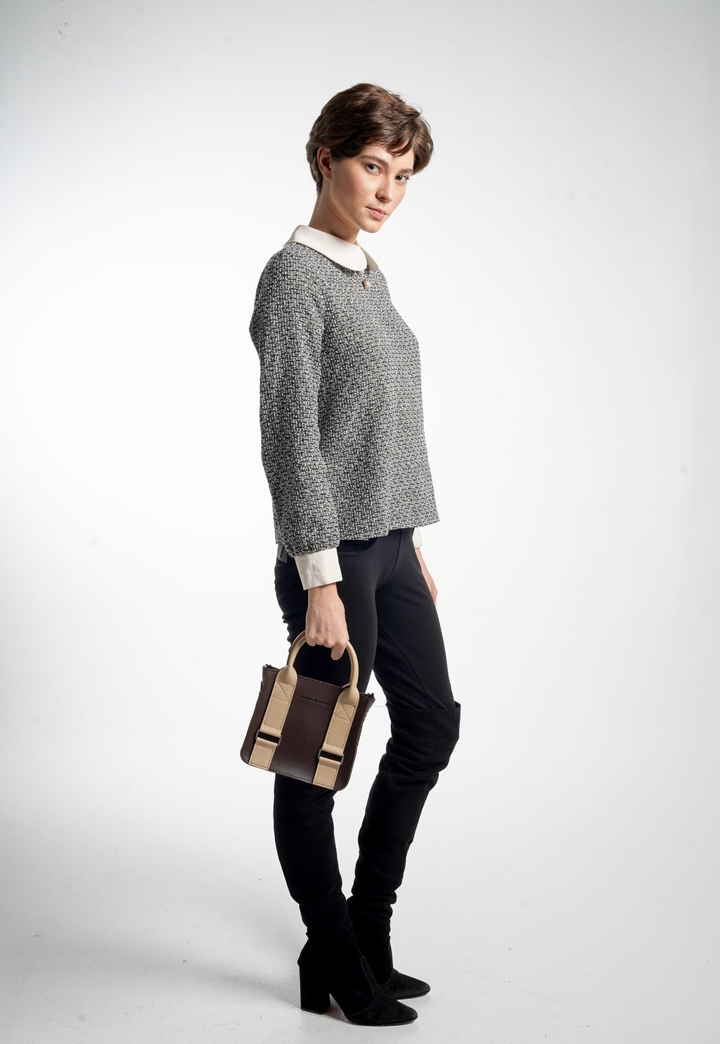 Cairo Mini Top Handle Bag Affogato