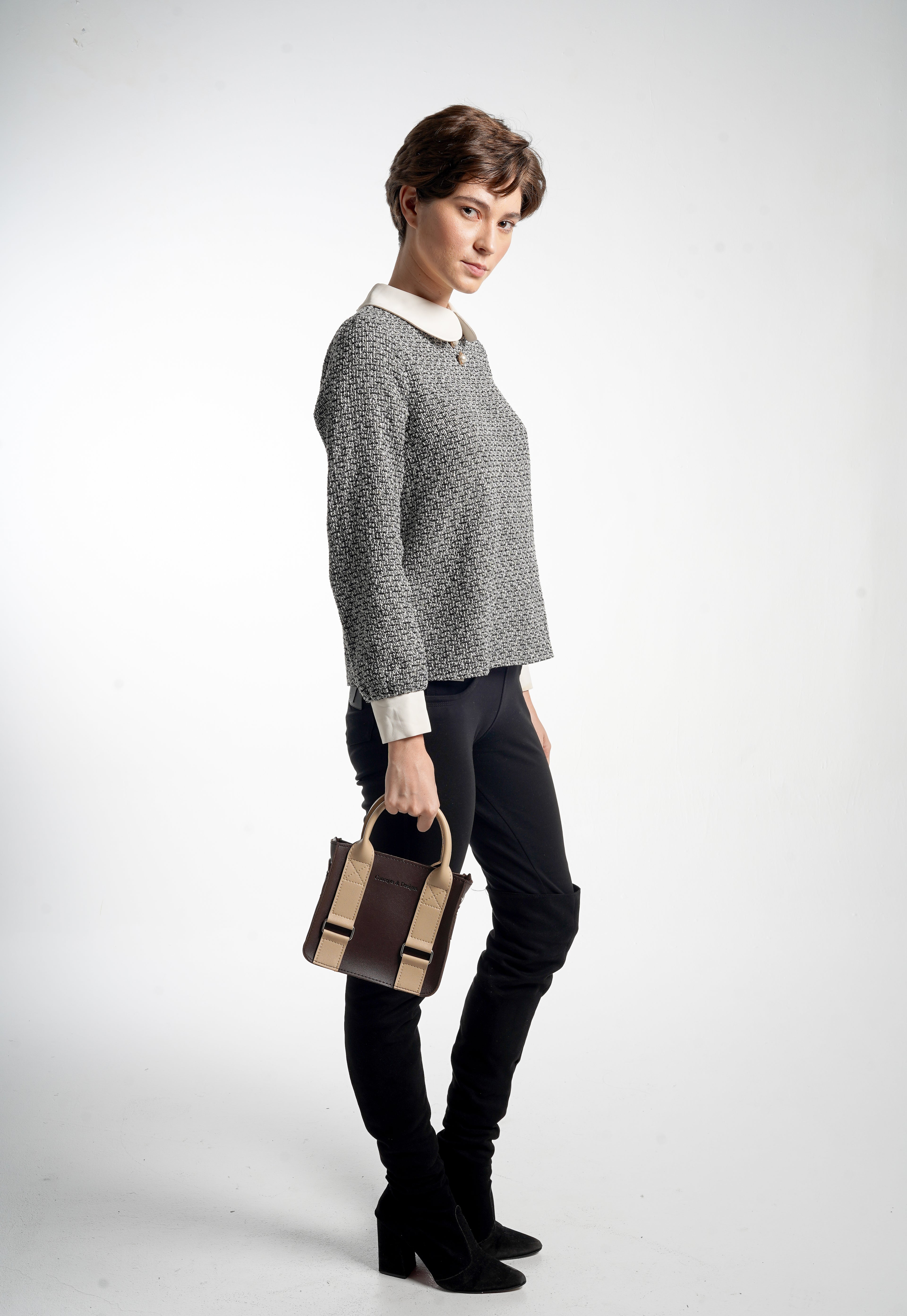 Cairo Mini Top Handle Bag Affogato