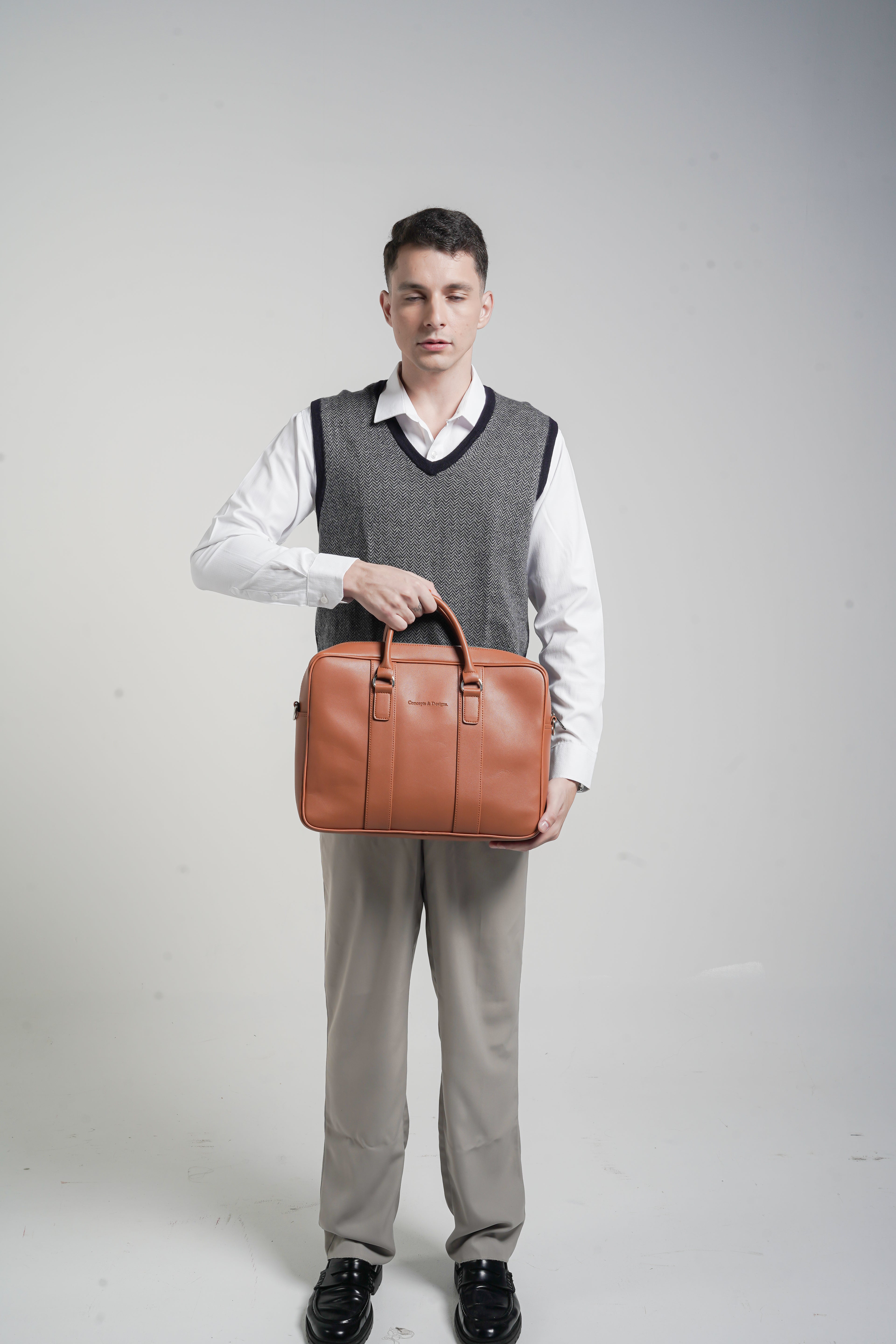 Bolton Laptop Bag Tan