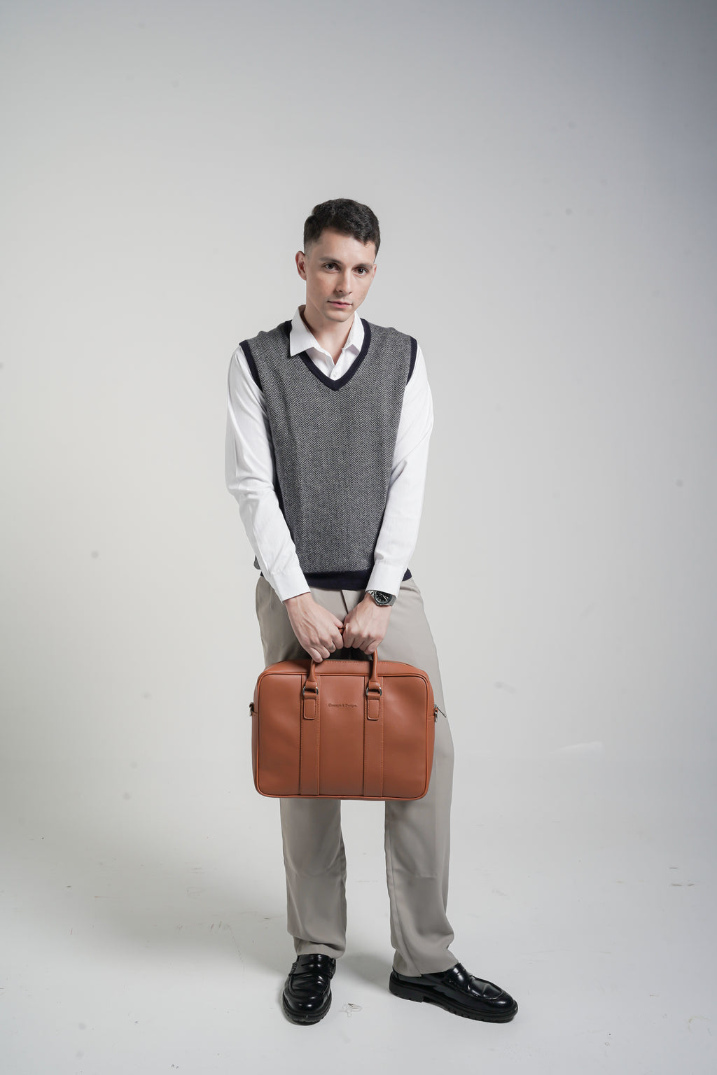 Bolton Laptop Bag Tan