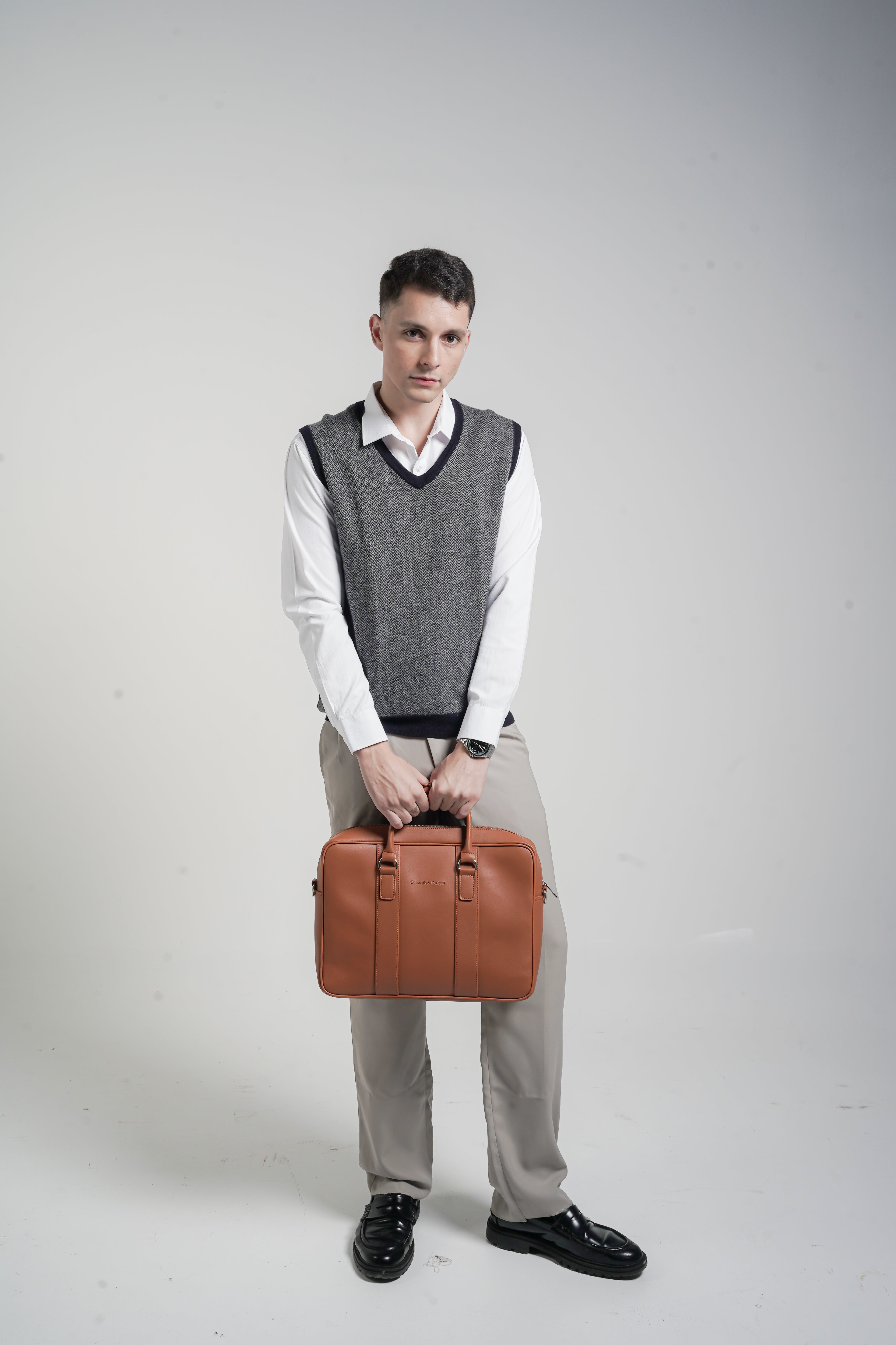 Bolton Laptop Bag Tan