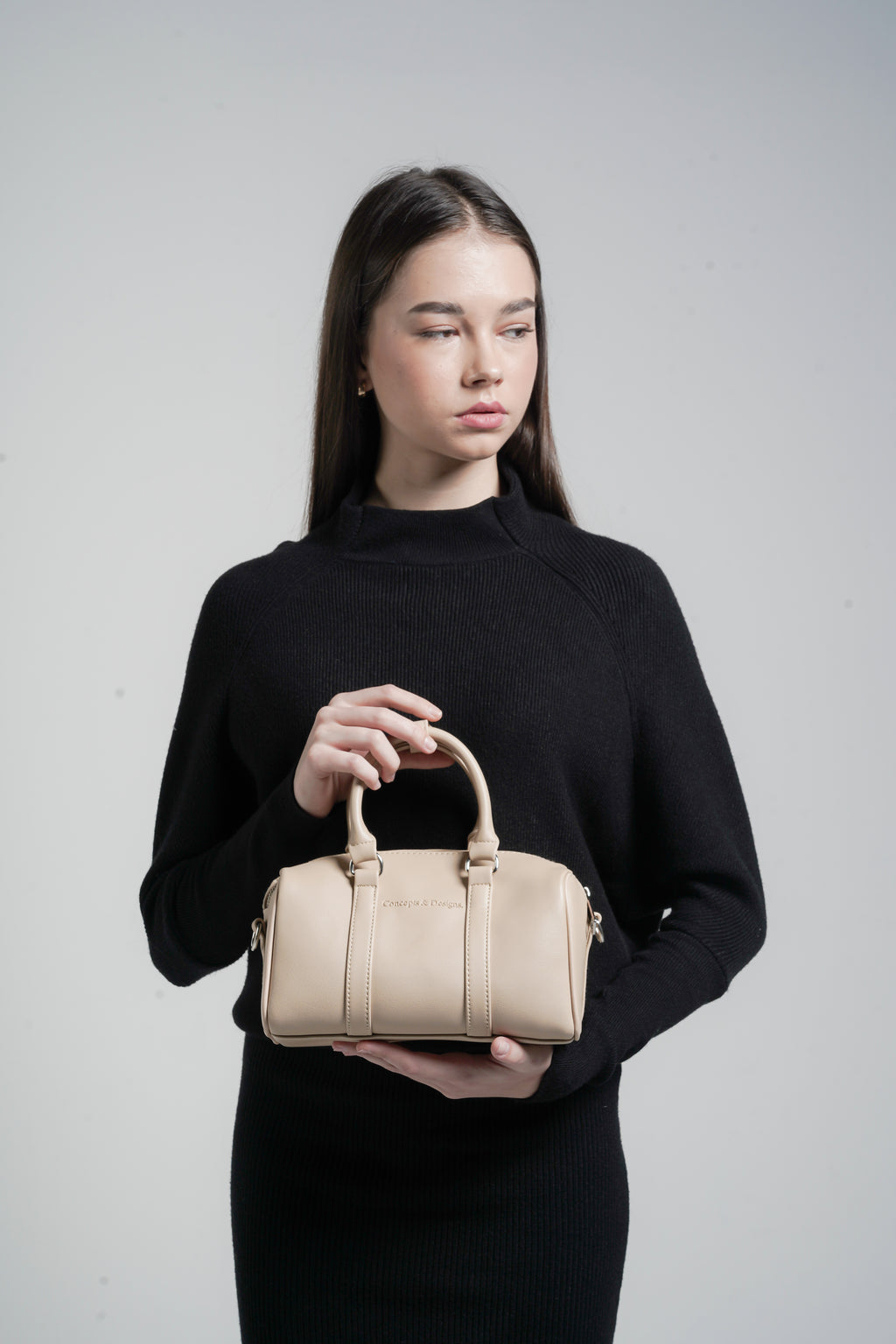 Rhodes Mini Duffle Bag Light Beige