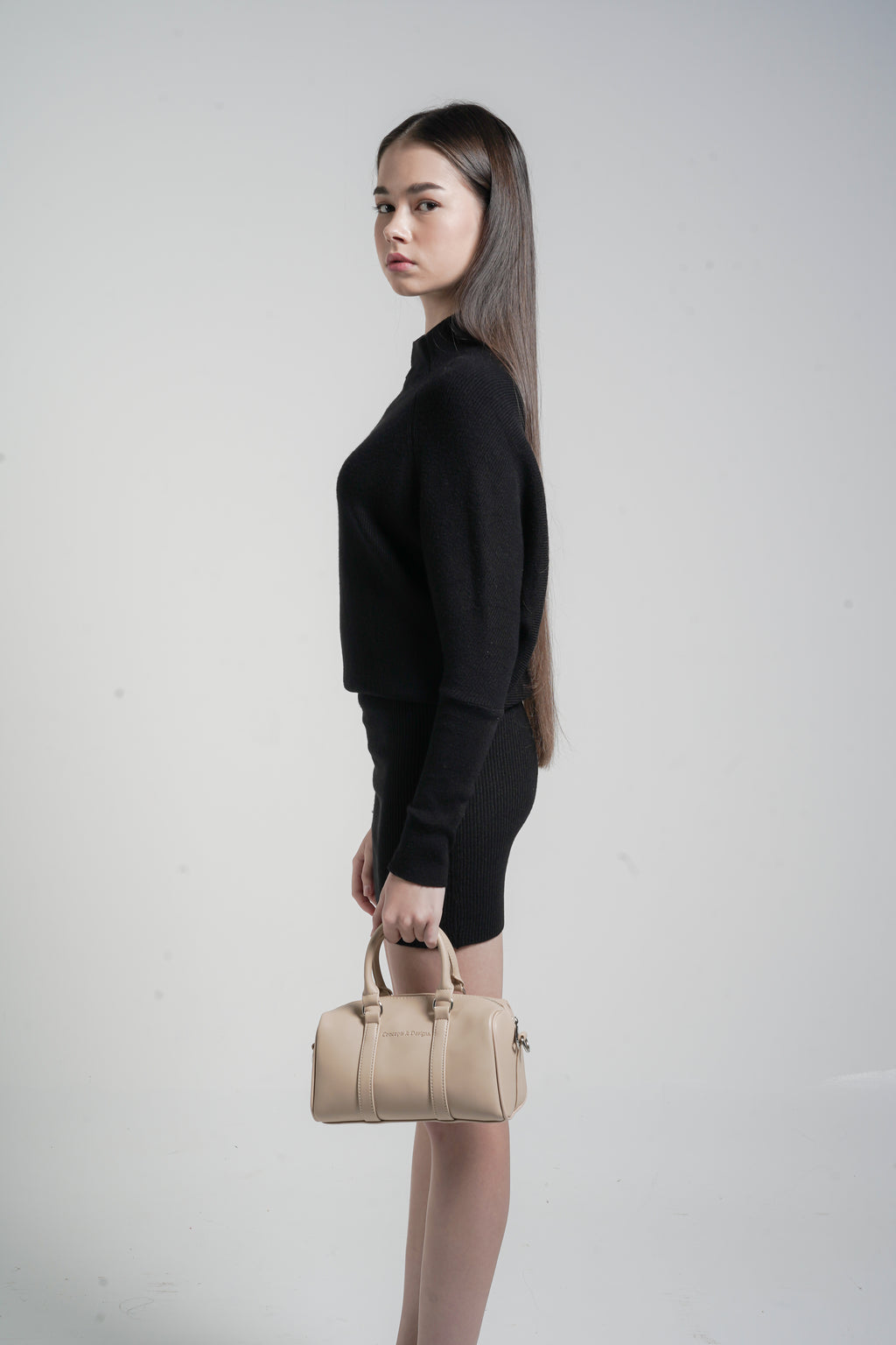 Rhodes Mini Duffle Bag Light Beige