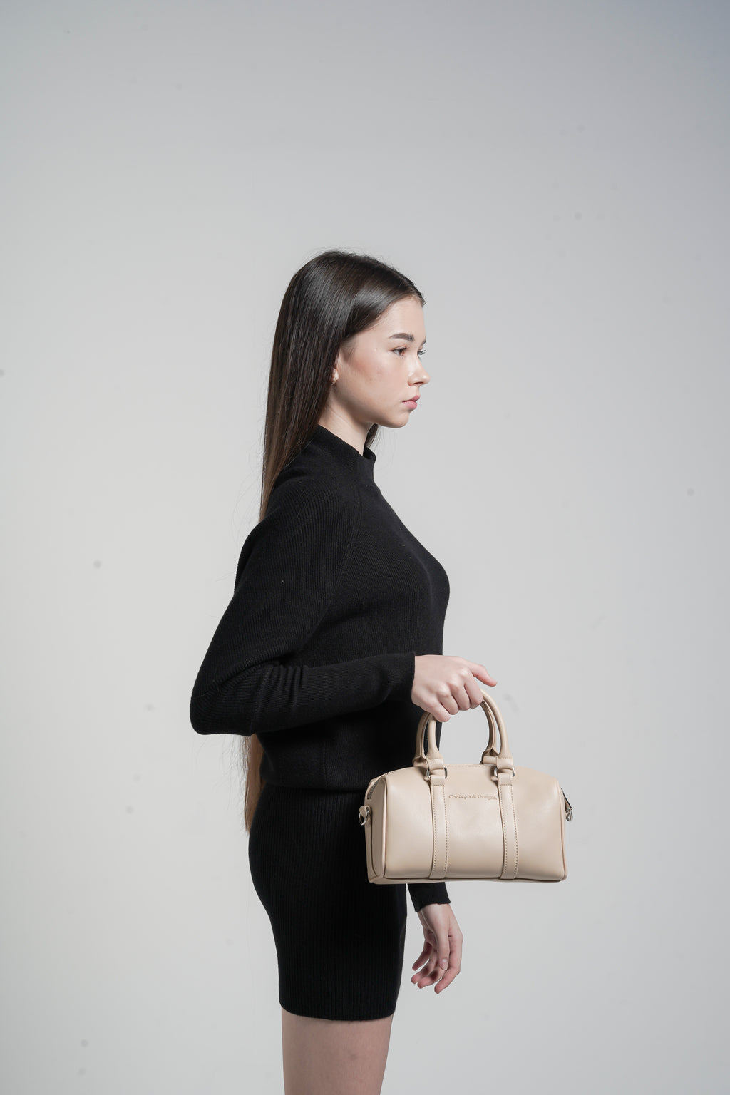 Rhodes Mini Duffle Bag Light Beige