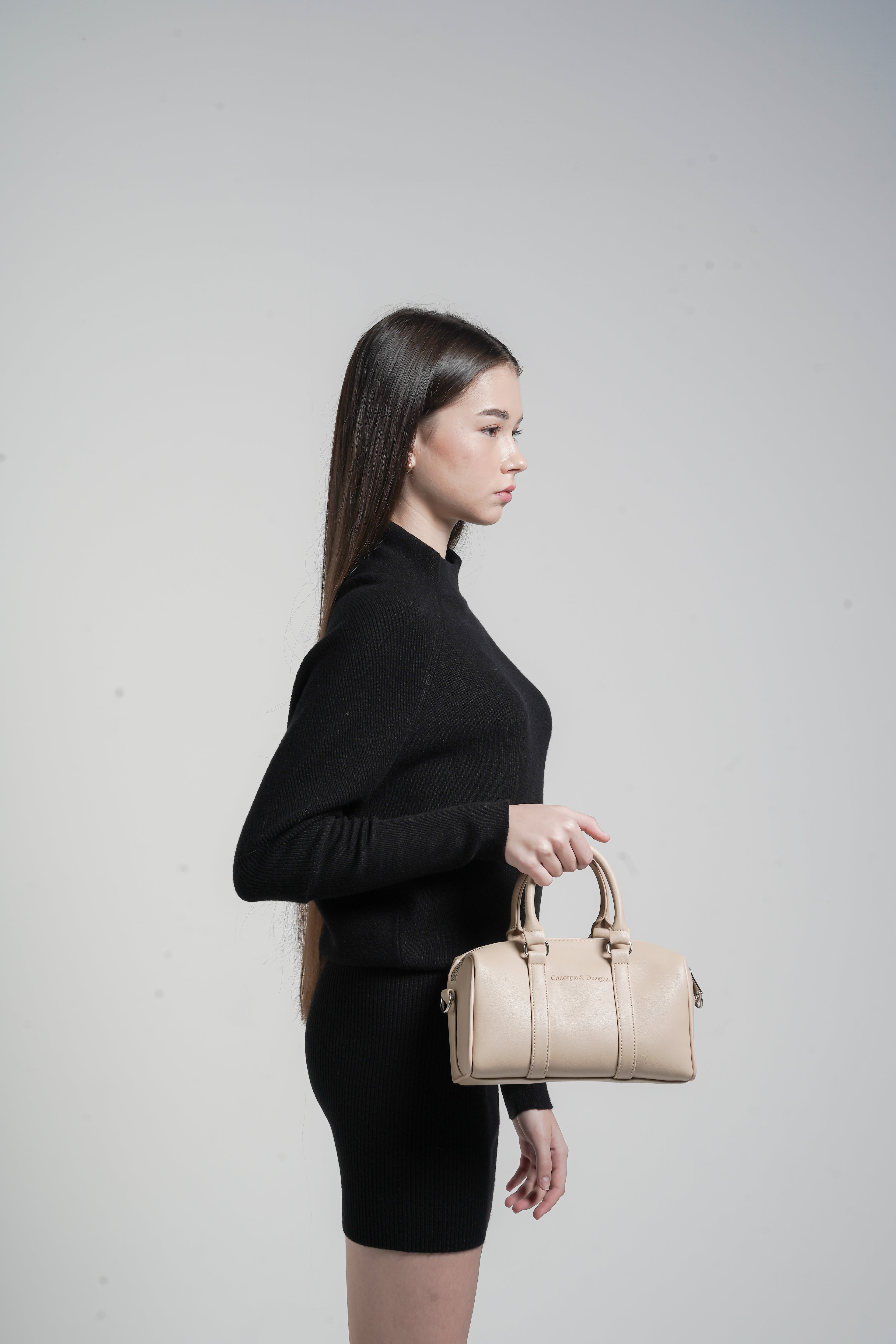 Rhodes Mini Duffle Bag Light Beige