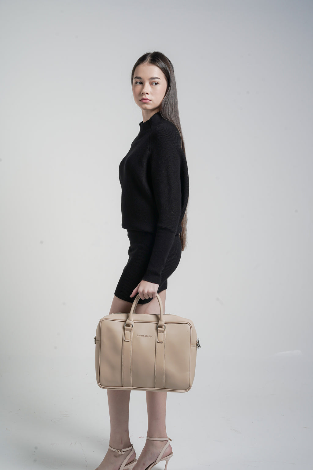 Bolton Laptop Bag Light Beige