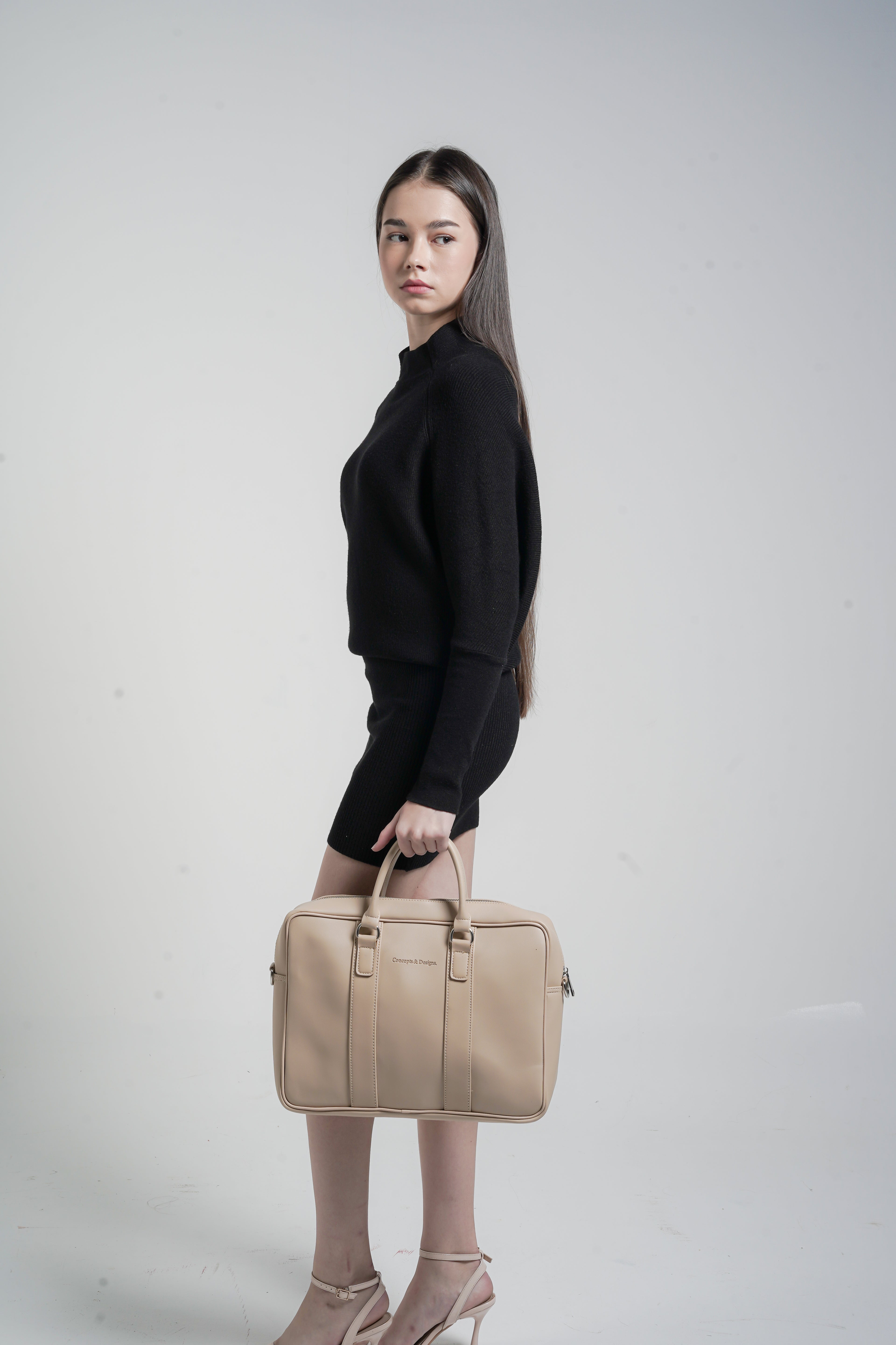 Bolton Laptop Bag Light Beige