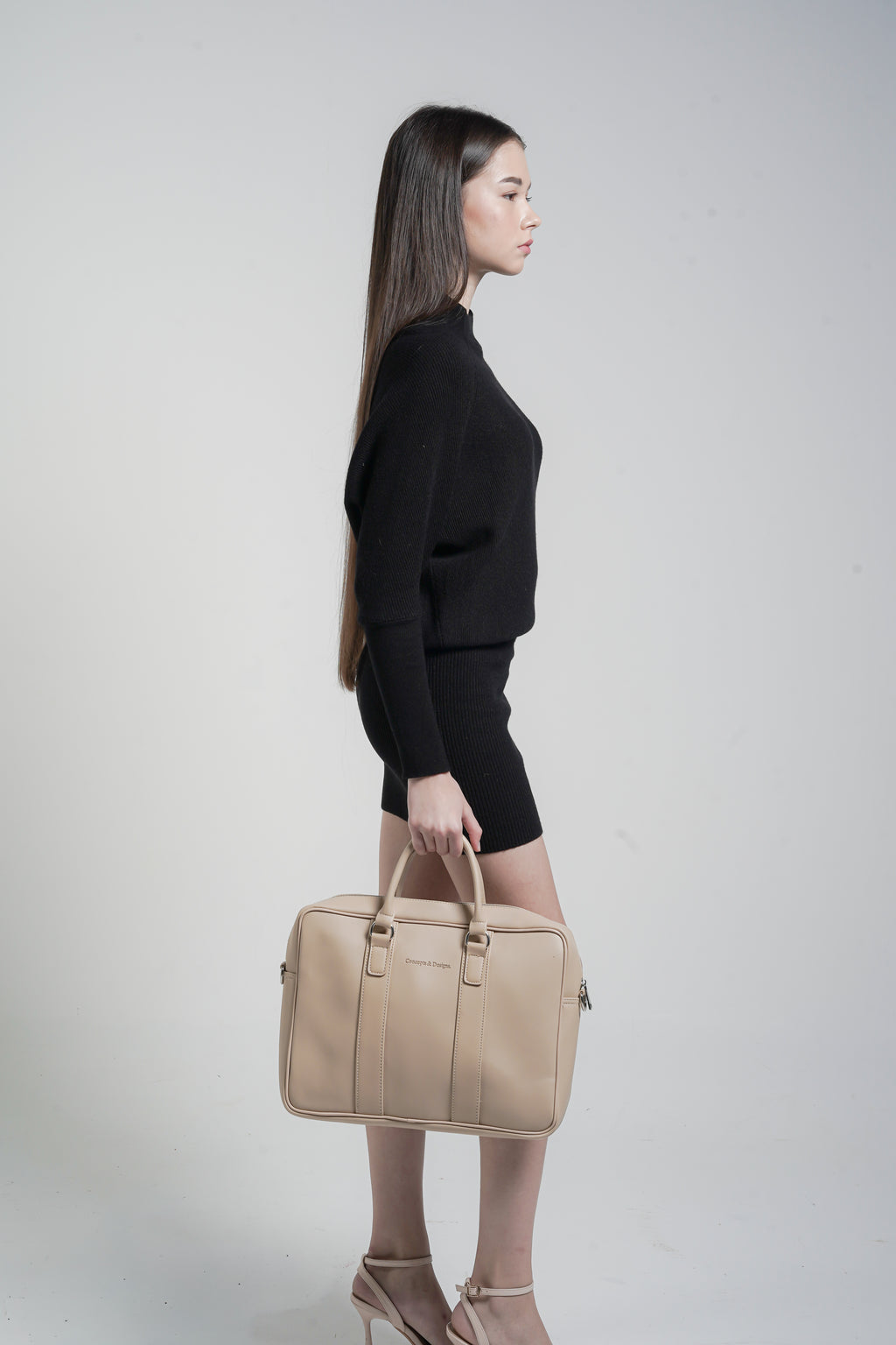 Bolton Laptop Bag Light Beige