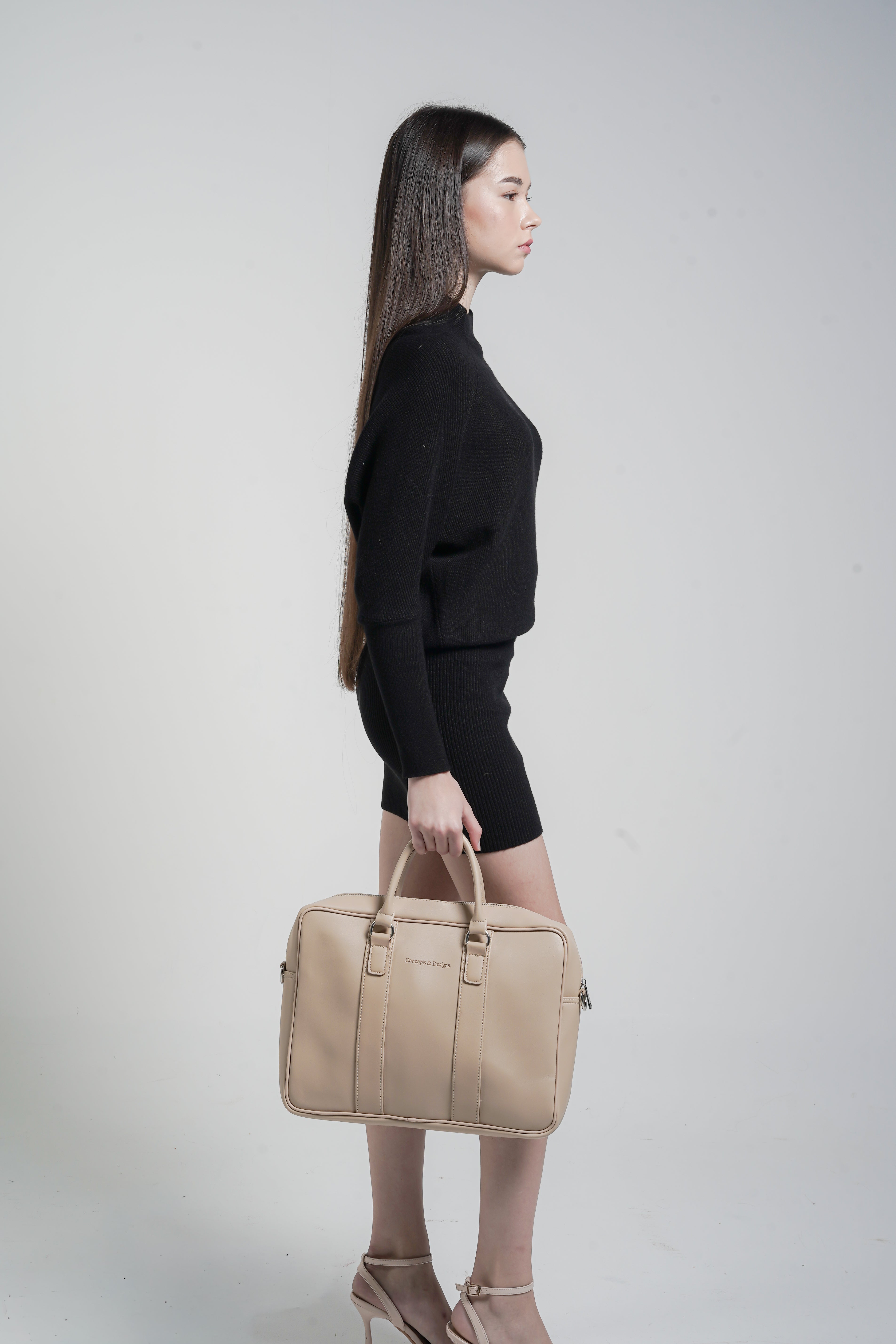 Bolton Laptop Bag Light Beige