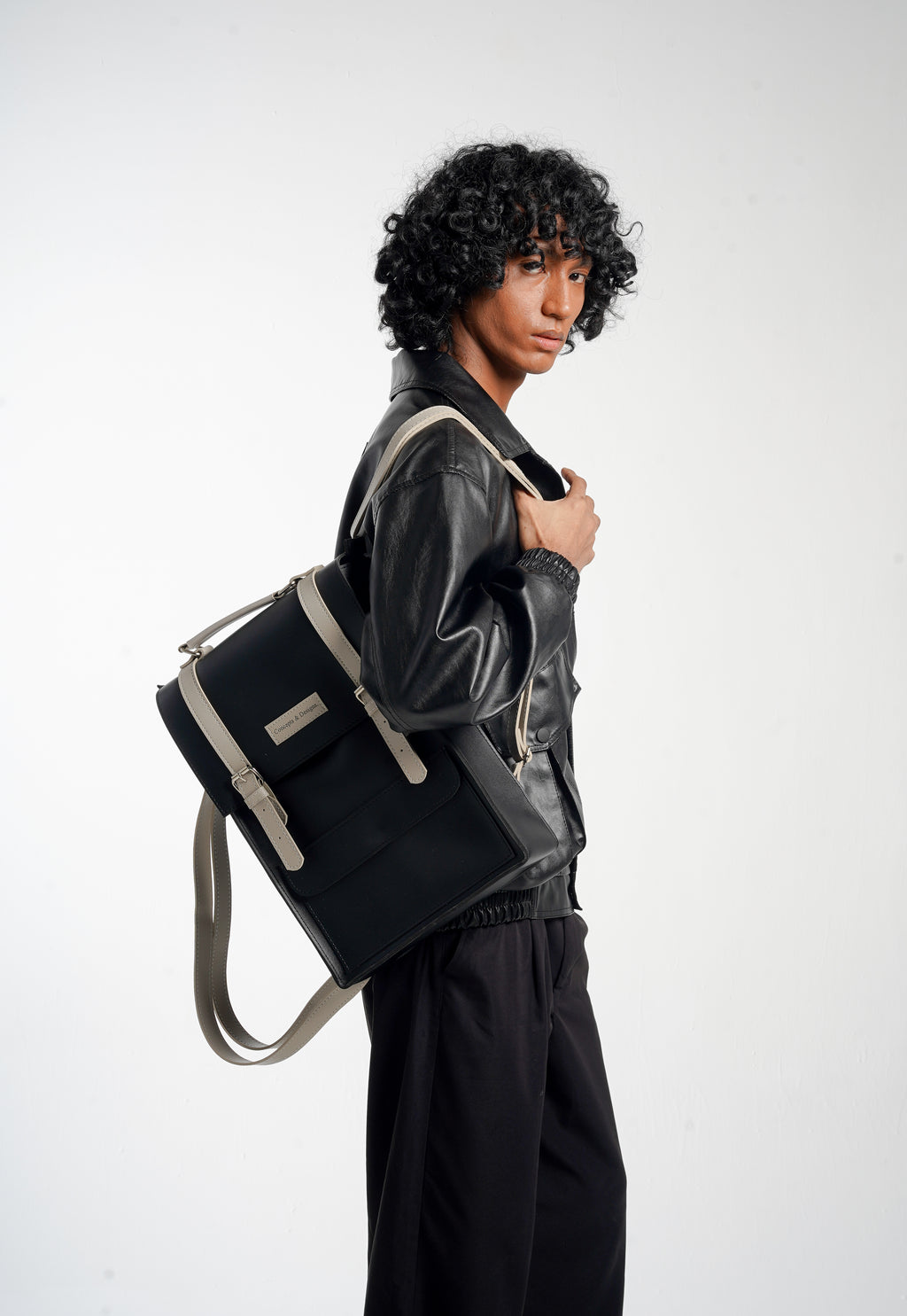 Monaco  Laptop Backpack Charcoal