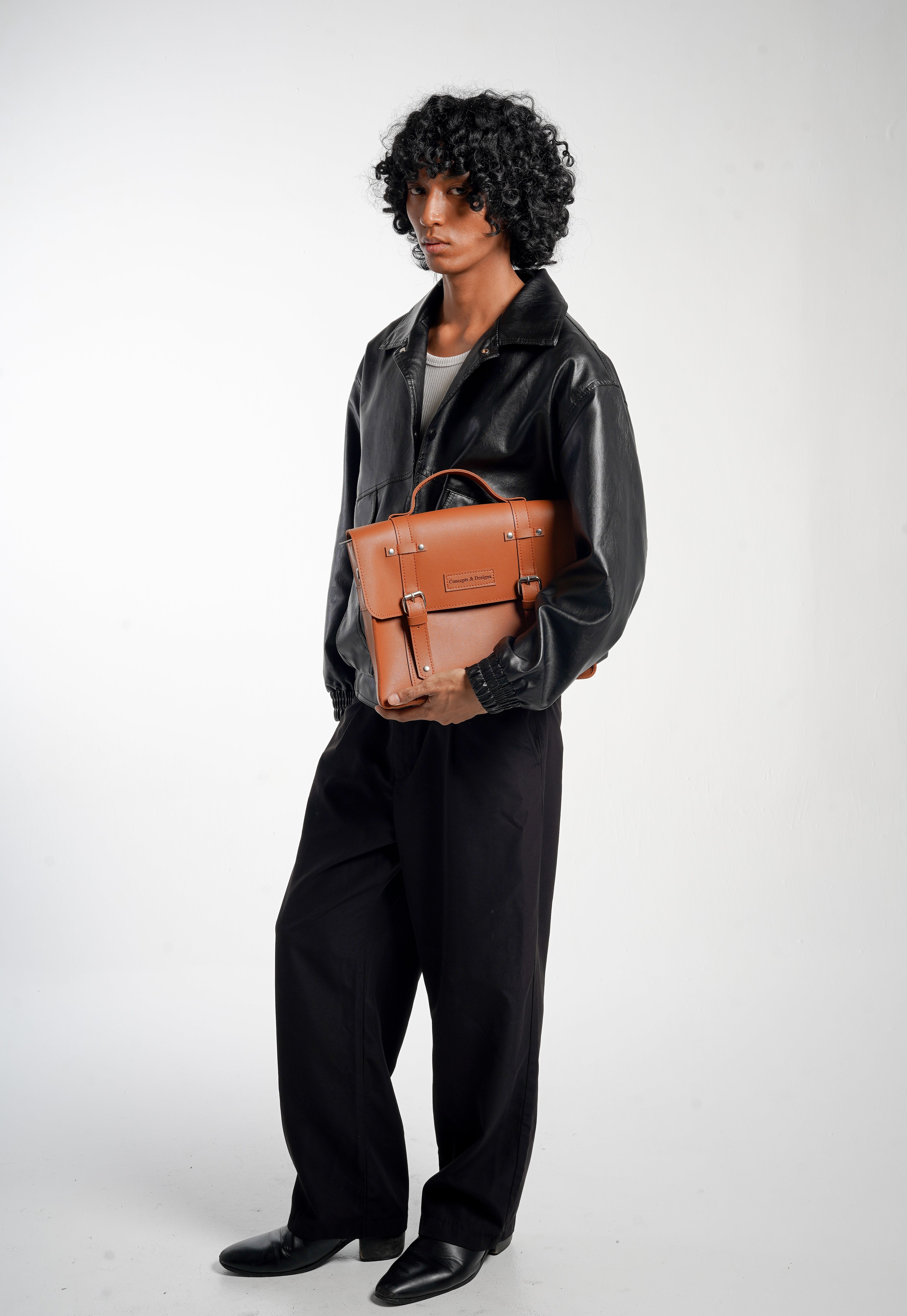 Florence Satchel Bag Chestnut