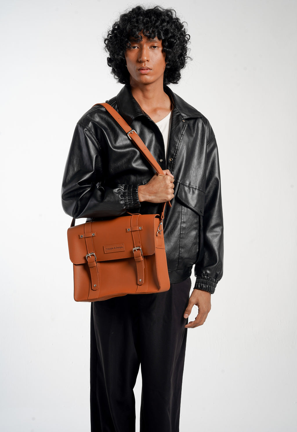 Florence Satchel Bag Chestnut