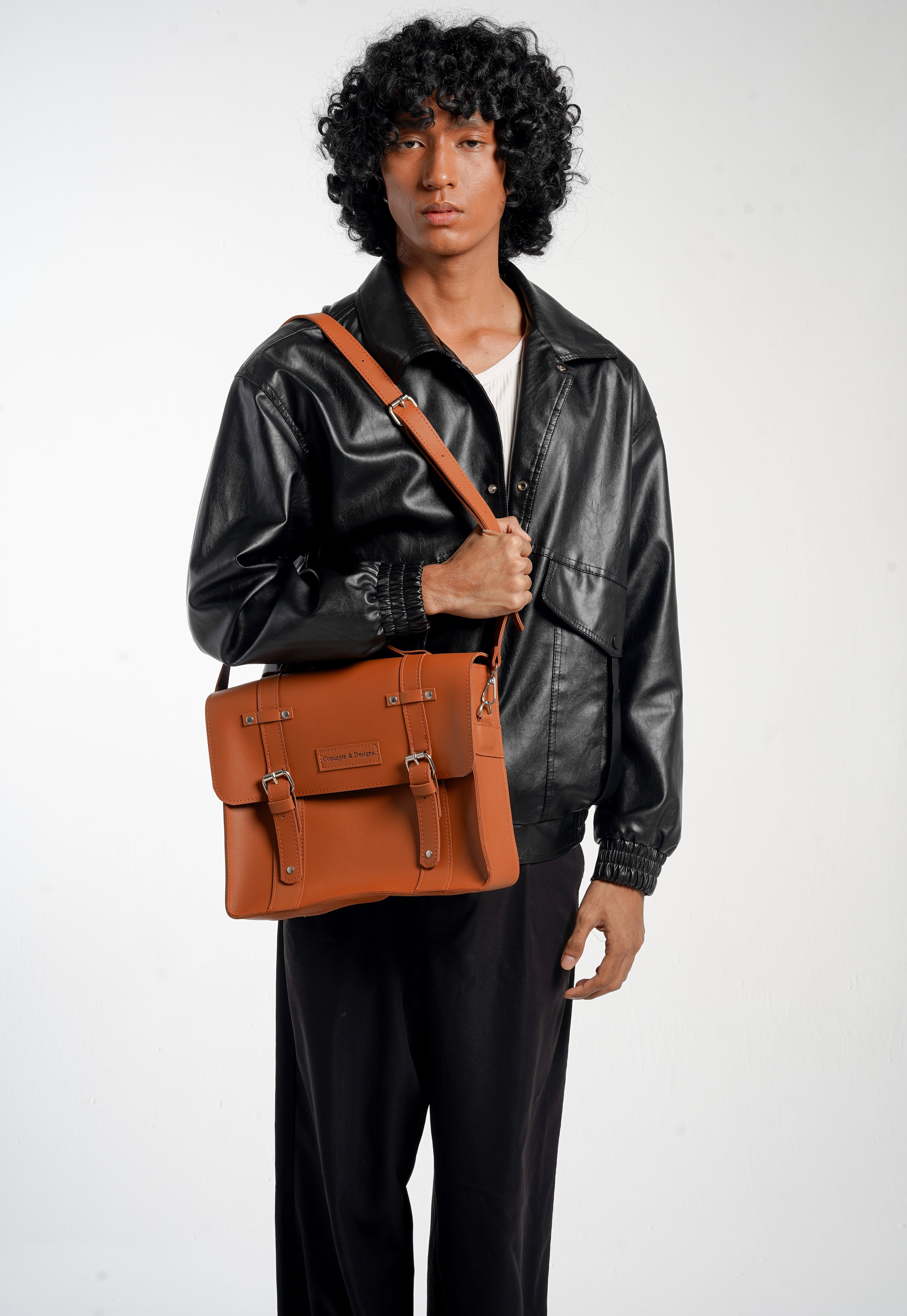 Florence Satchel Bag Chestnut