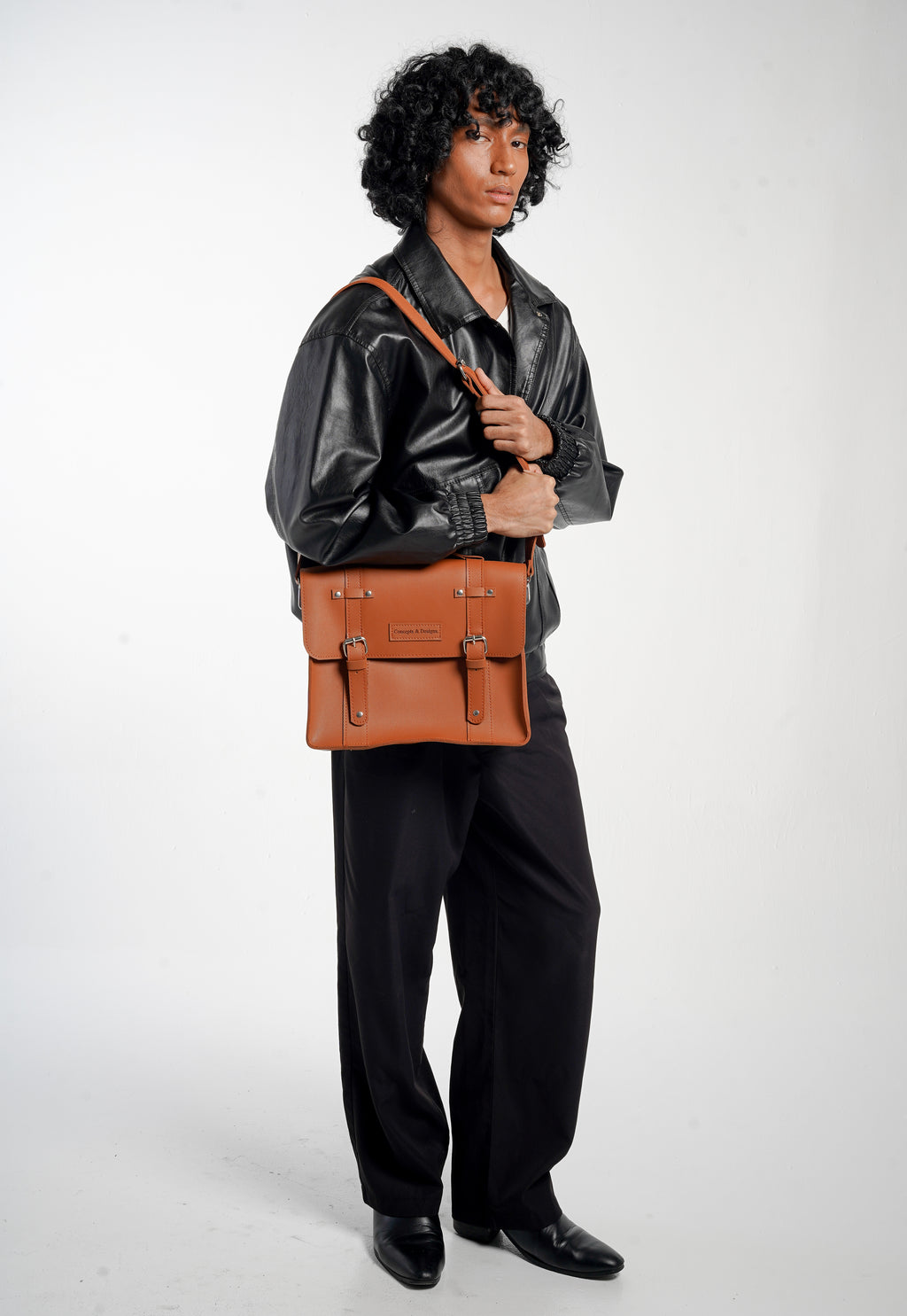 Florence Satchel Bag Chestnut
