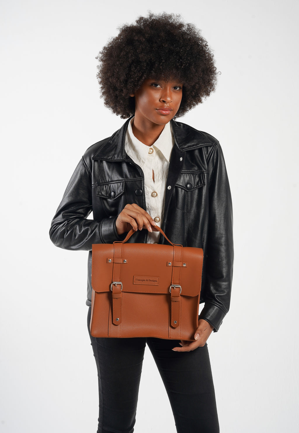 Florence Satchel Bag Chestnut