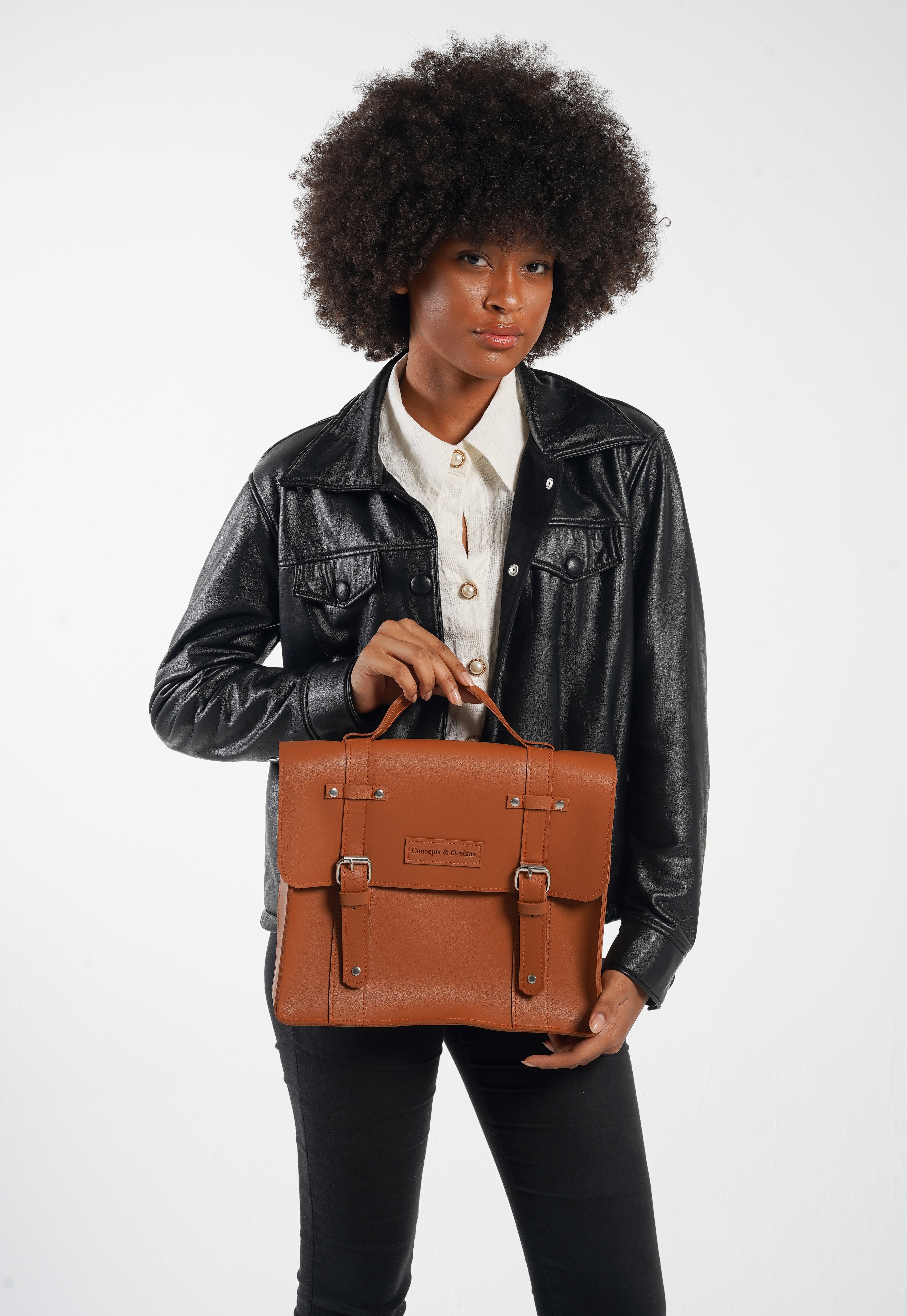 Florence Satchel Bag Chestnut