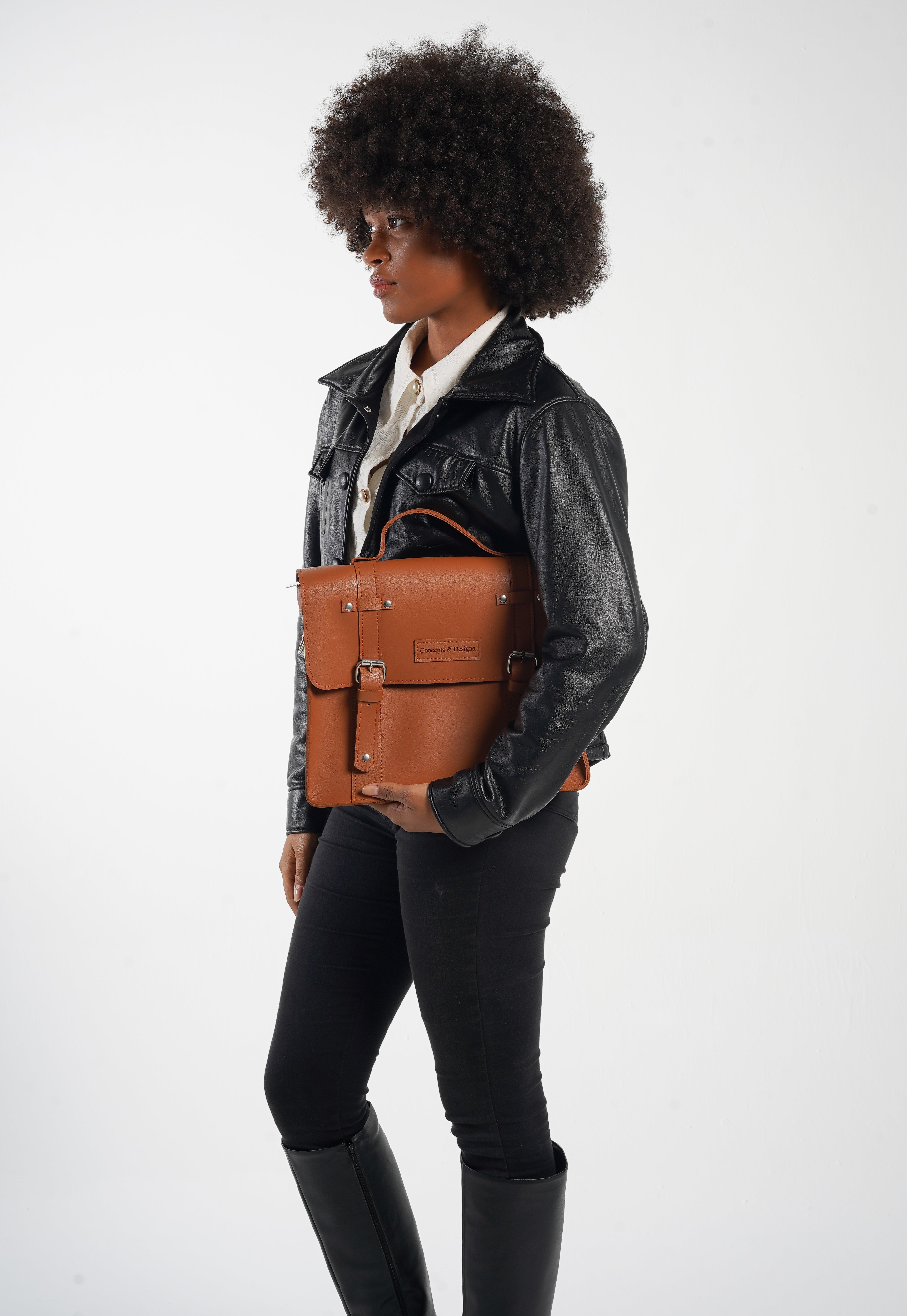 Florence Satchel Bag Chestnut
