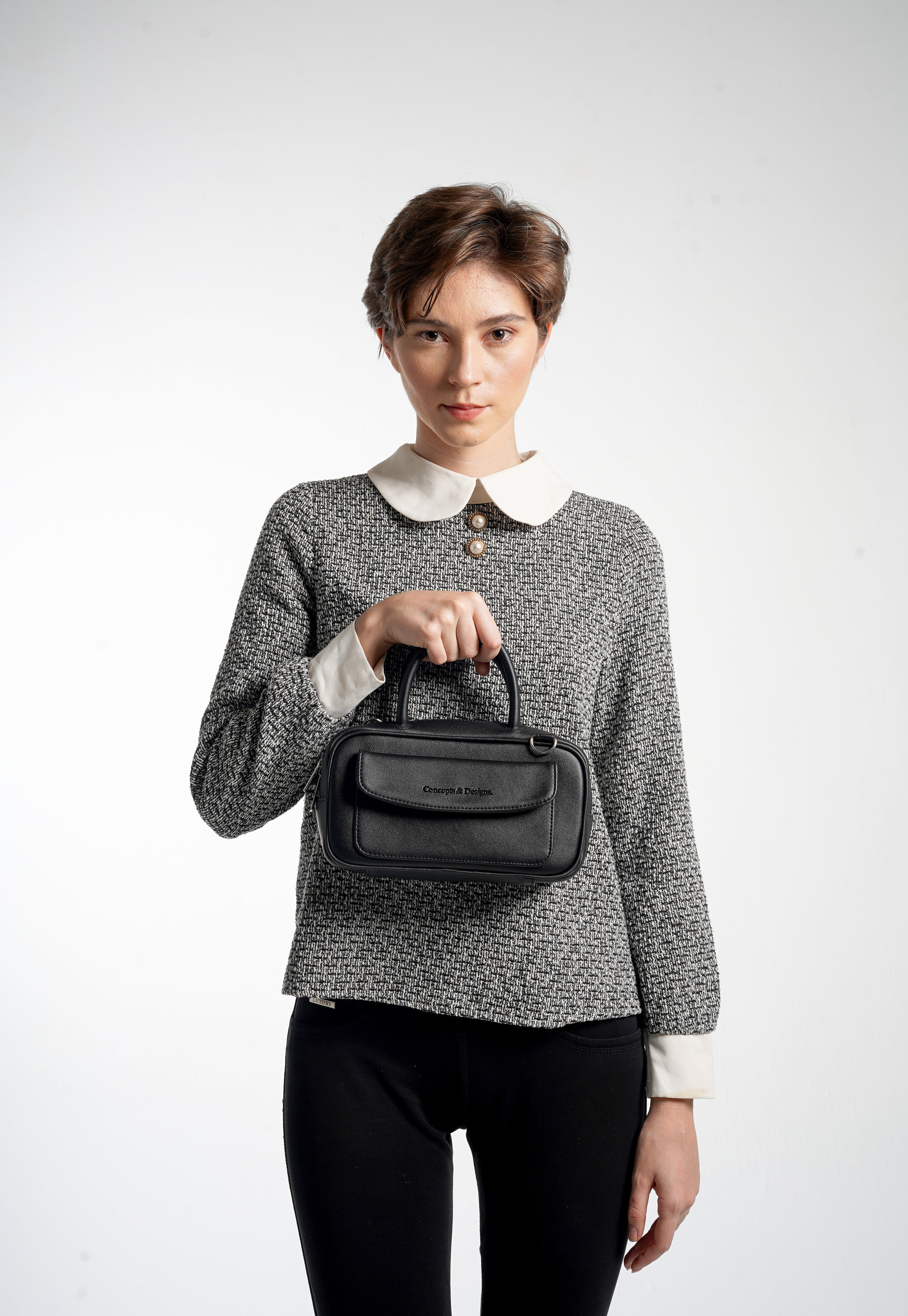 Geneva Elongated Top Handle Bag