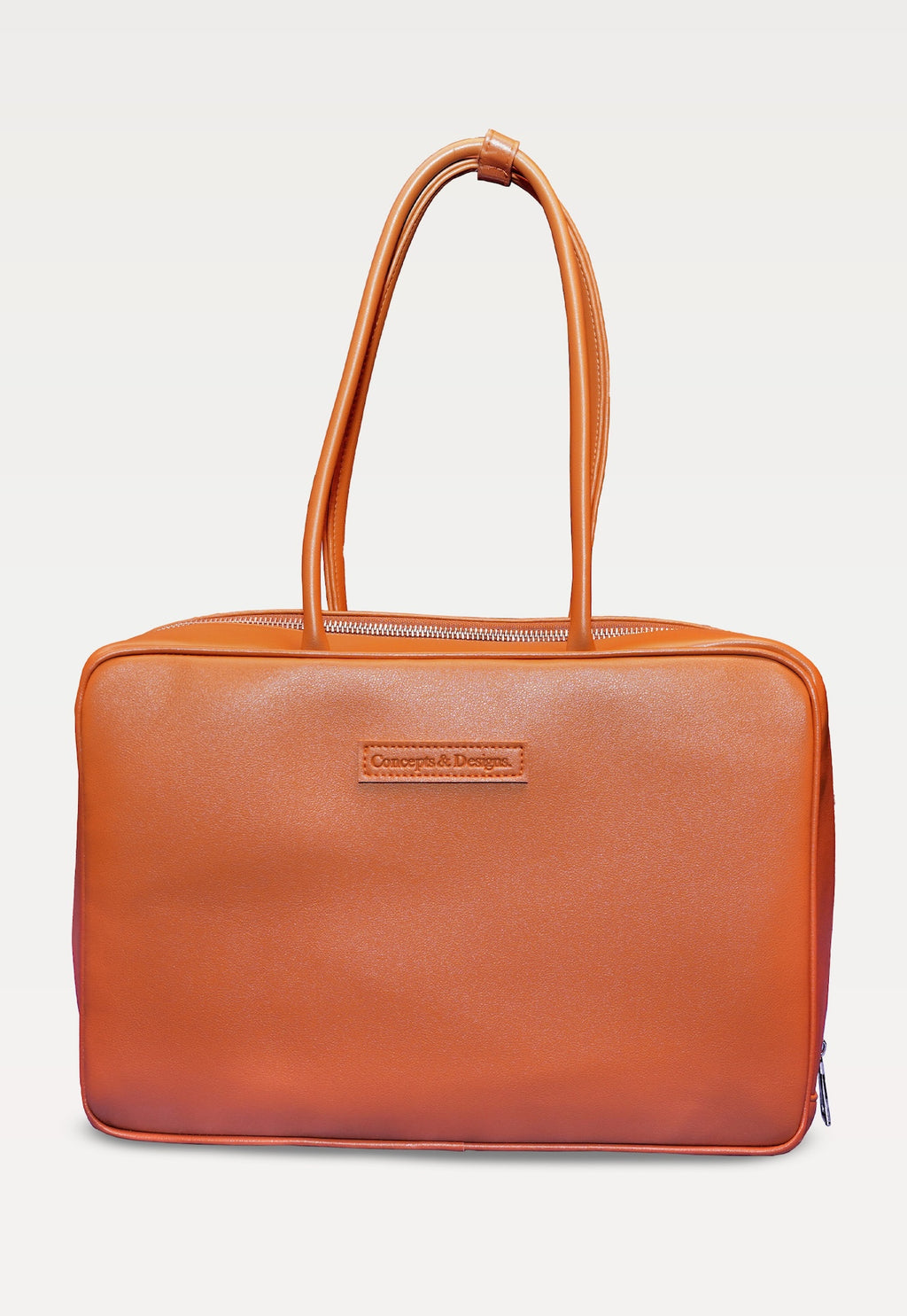 Linz Box Satchel Top Handle Bag Tan