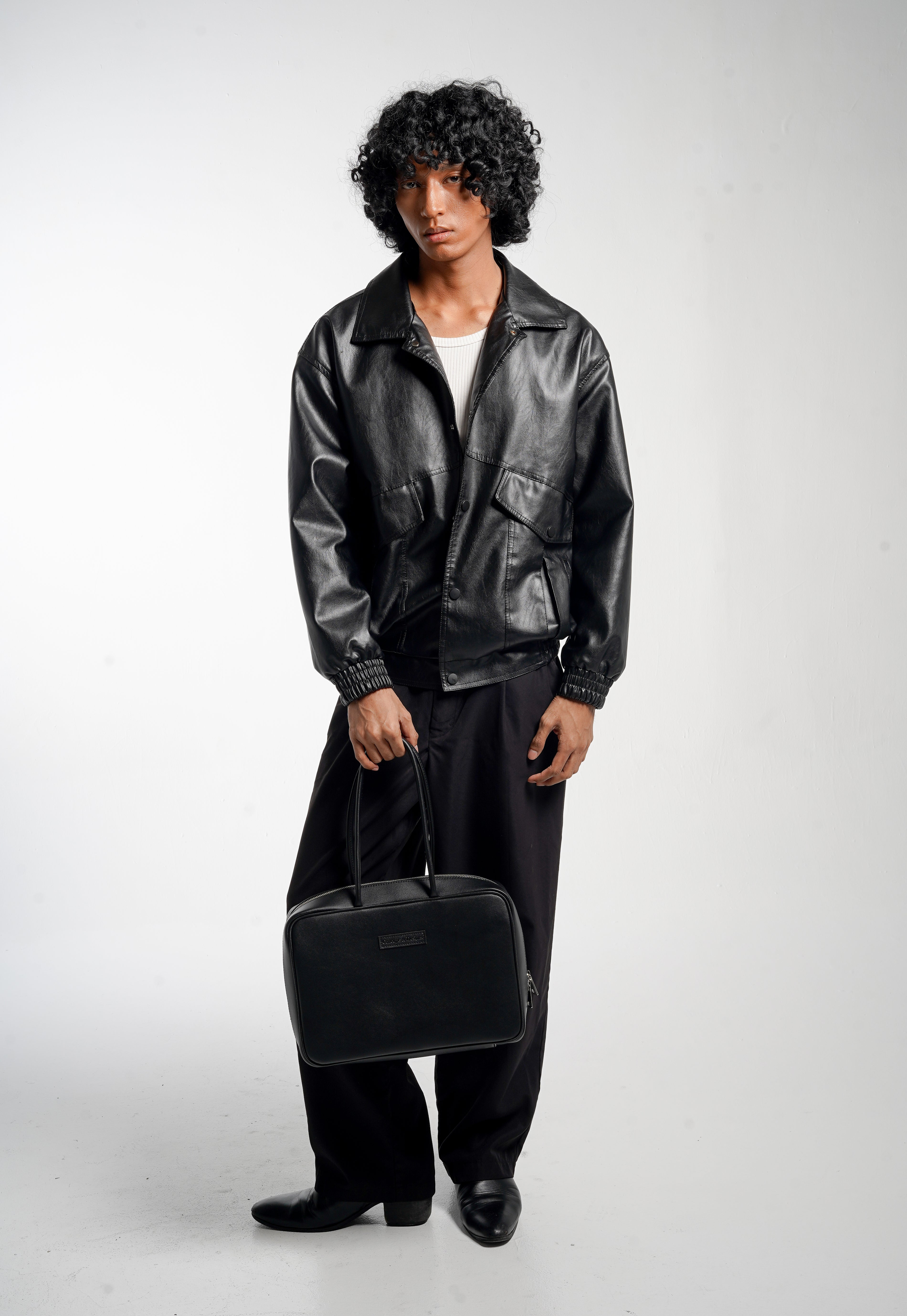 Linz Box Satchel Top Handle Bag