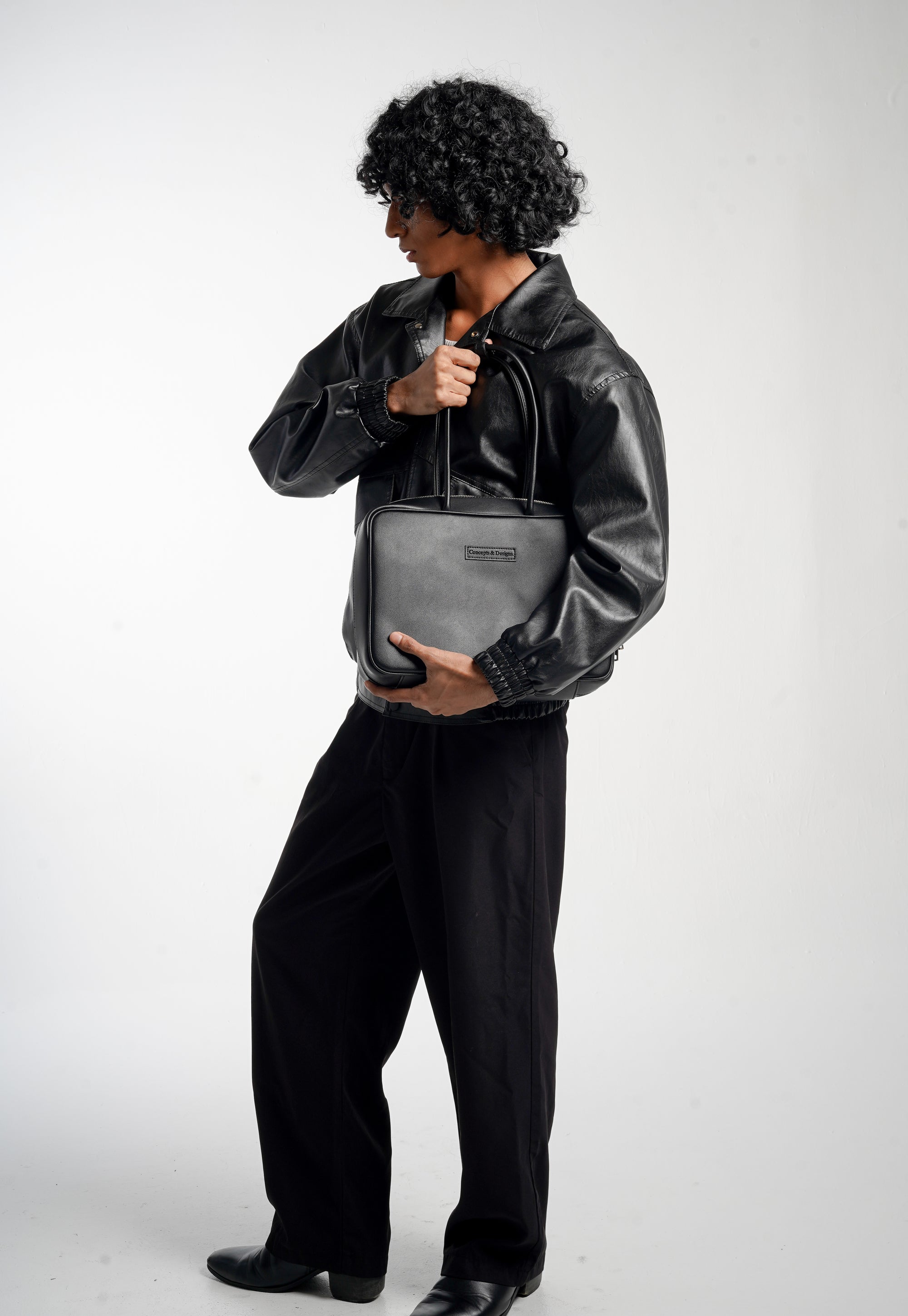 Linz Box Satchel Top Handle Bag