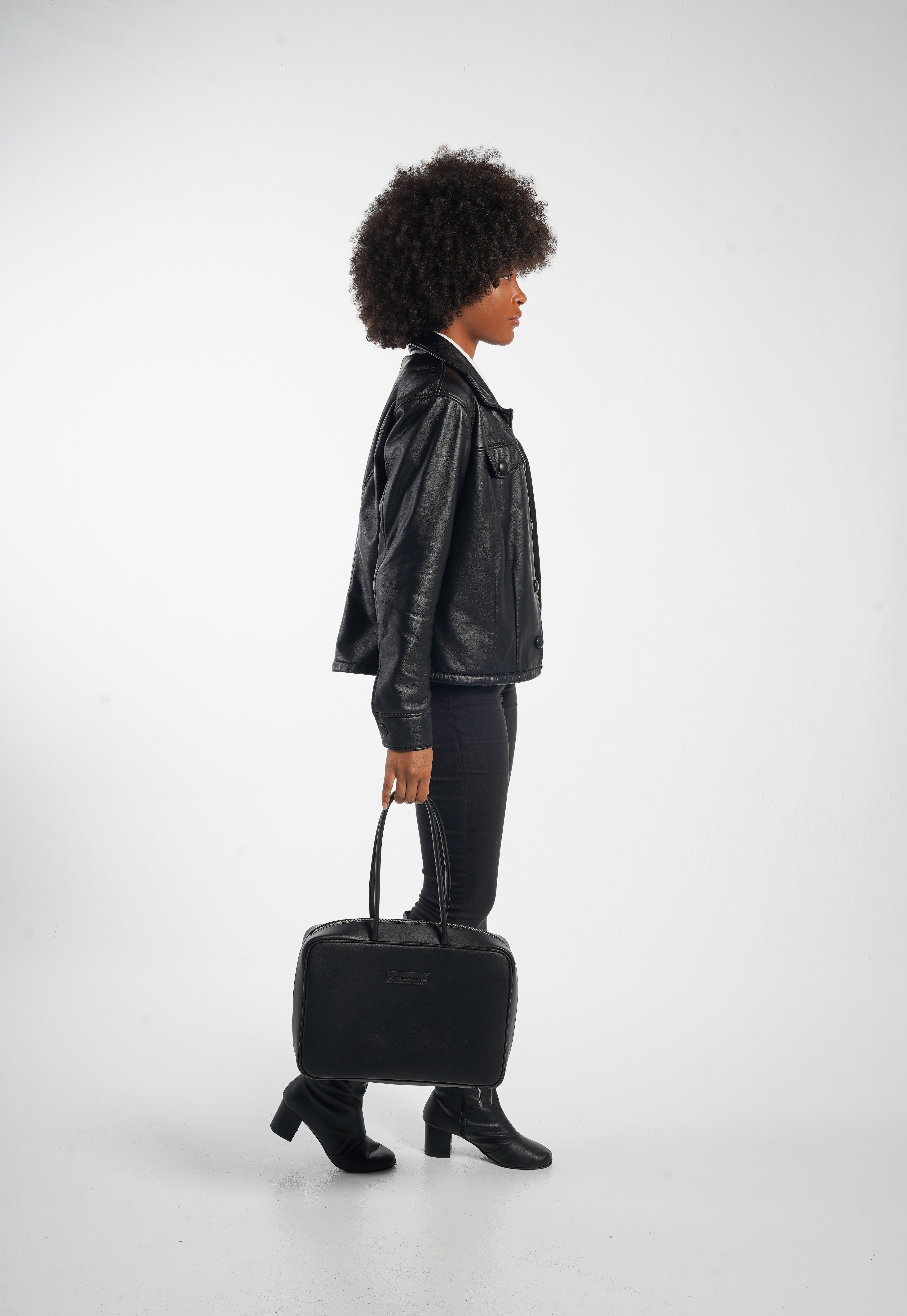 Linz Box Satchel Top Handle Bag