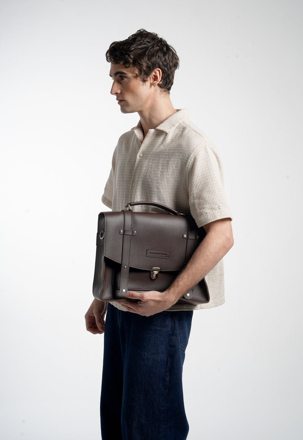 Milan Convertible 3 in 1 Bag (Sling, Hand, Backpack) Dark Brown