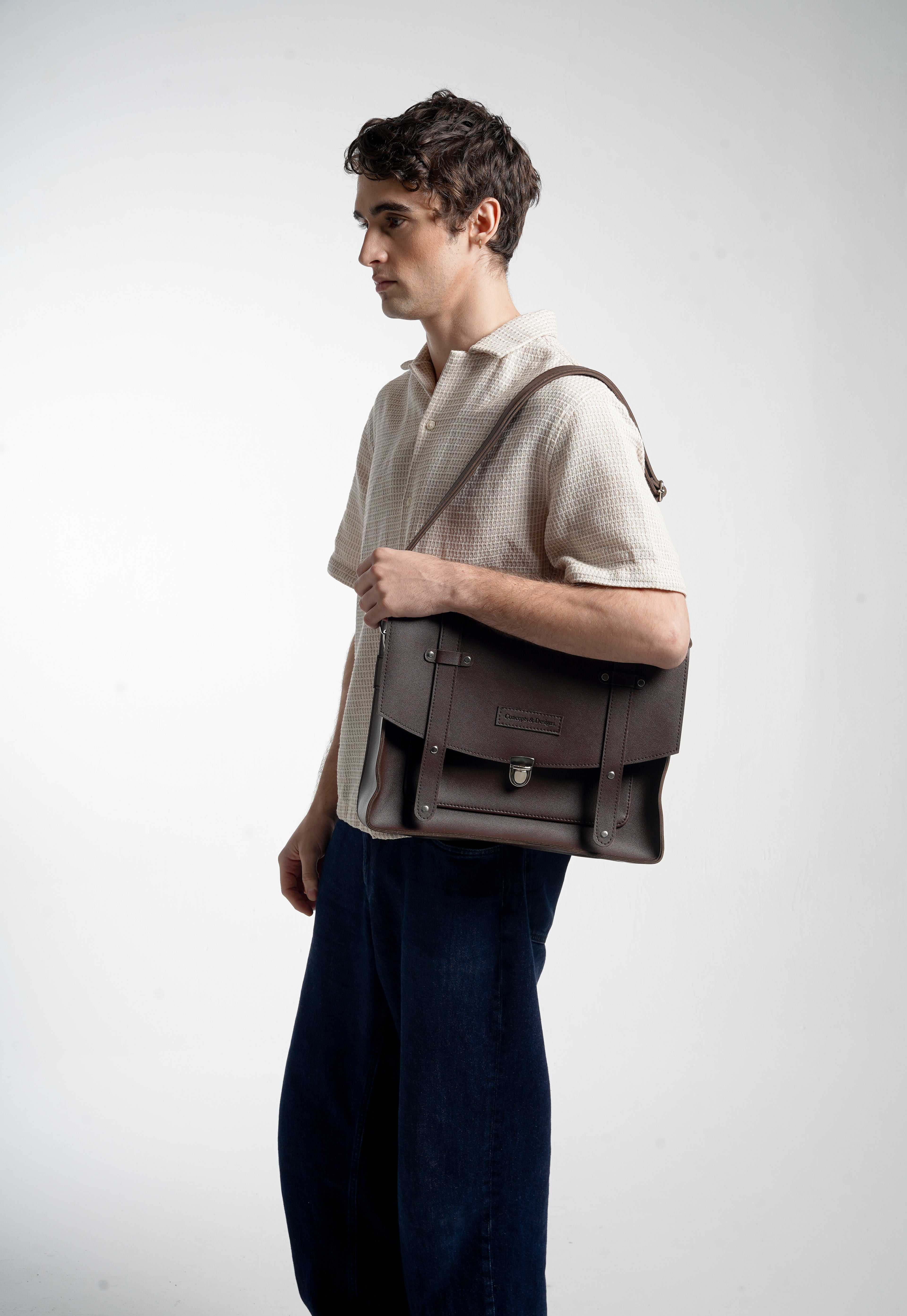 Milan Convertible 3 in 1 Bag (Sling, Hand, Backpack) Dark Brown