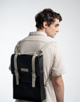 Monaco  Laptop Backpack Charcoal