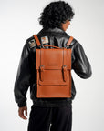 Monaco  Laptop Backpack Chestnut