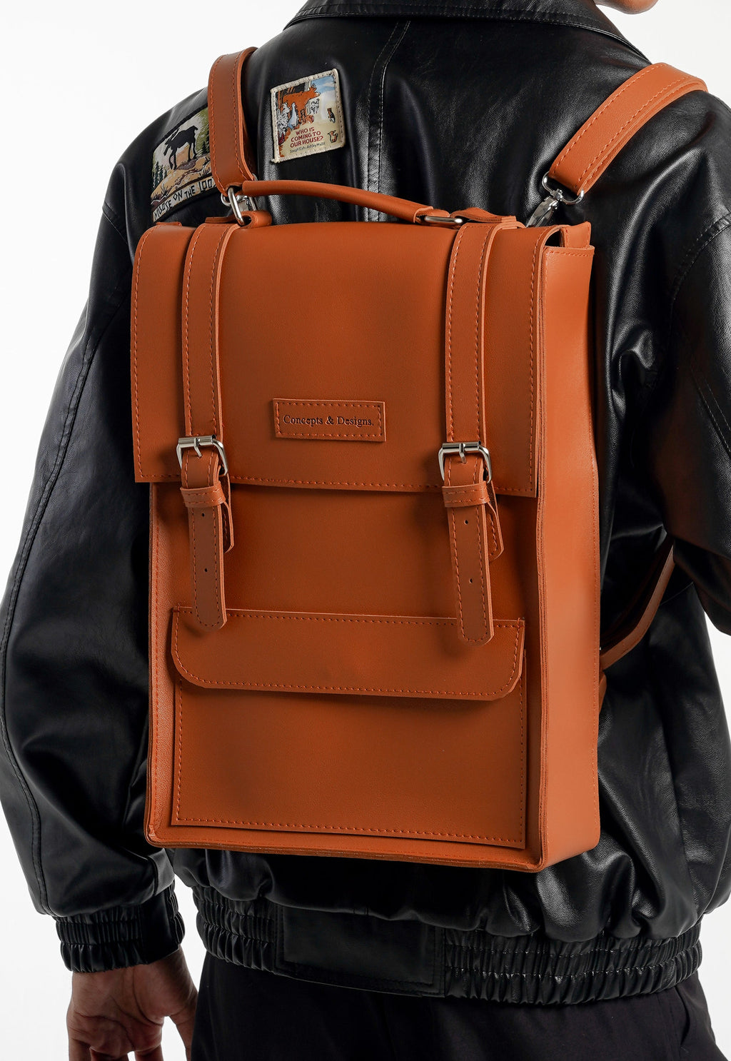 Monaco  Laptop Backpack Chestnut