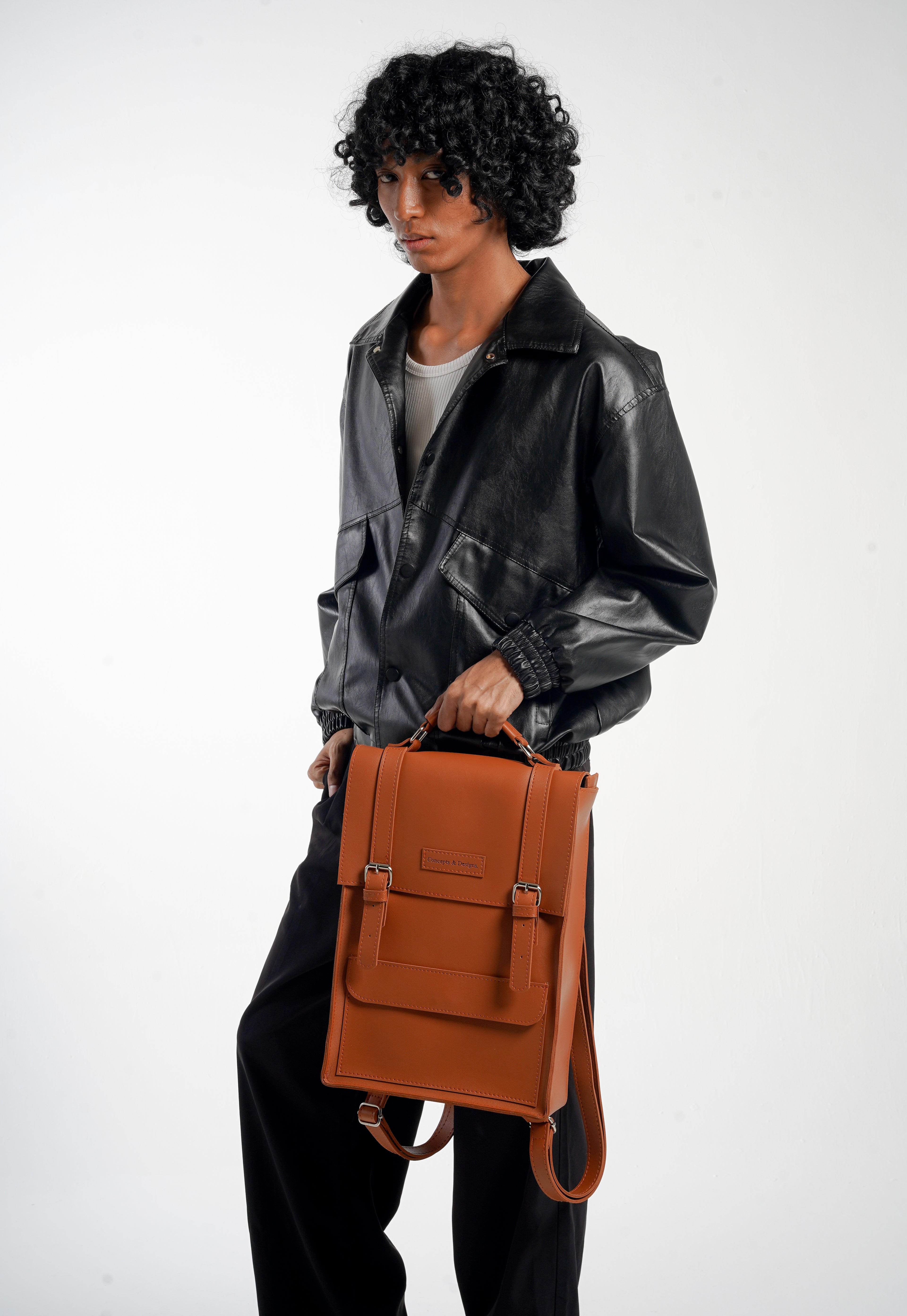 Monaco  Laptop Backpack Chestnut