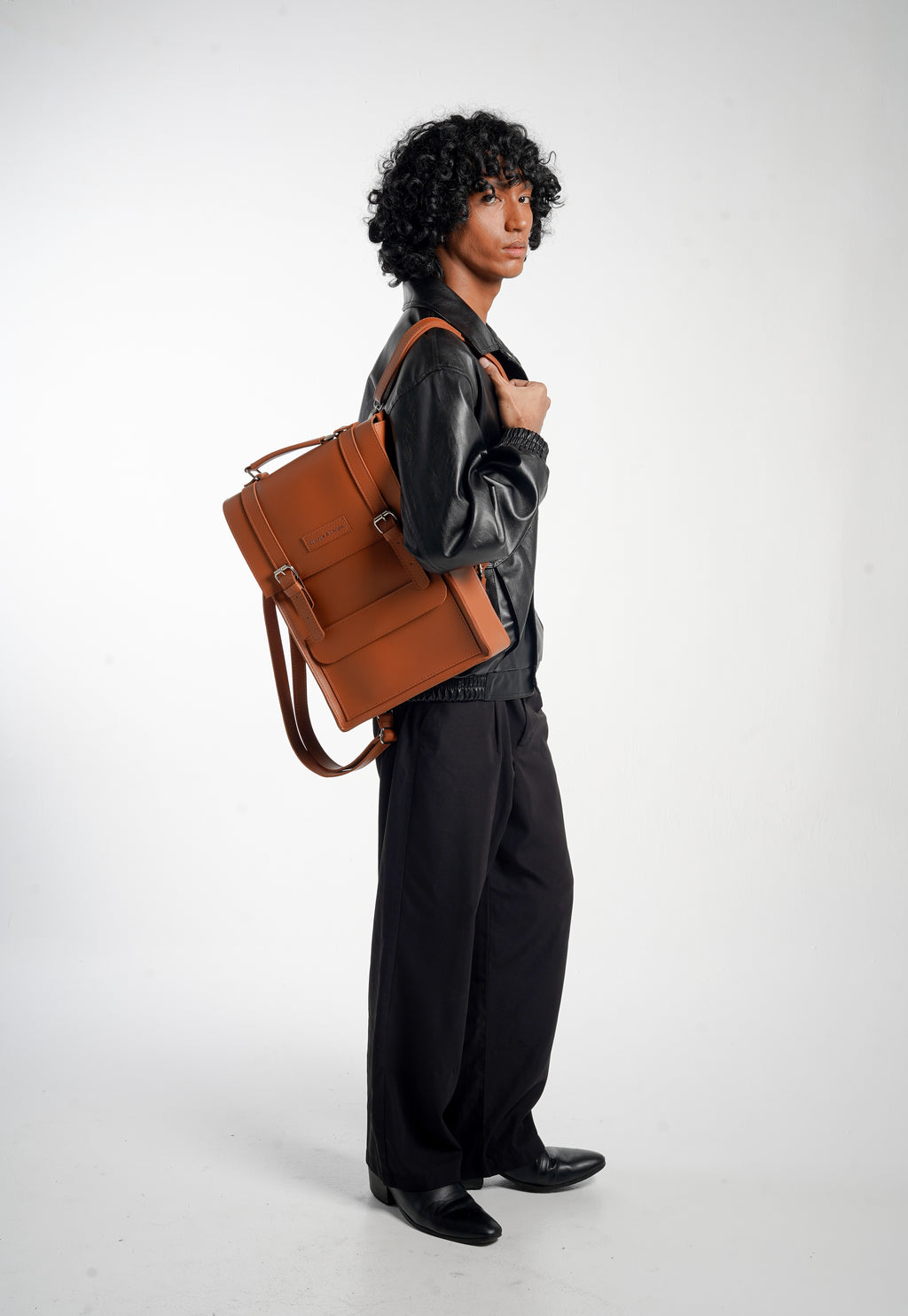 Monaco  Laptop Backpack Chestnut