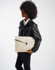 Paris Slim Envelope Laptop Sleeve Beige