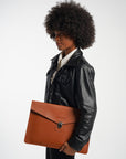 Paris Slim Envelope Laptop Sleeve Chestnut