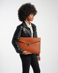 Paris Slim Envelope Laptop Sleeve Chestnut
