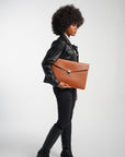 Paris Slim Envelope Laptop Sleeve Chestnut