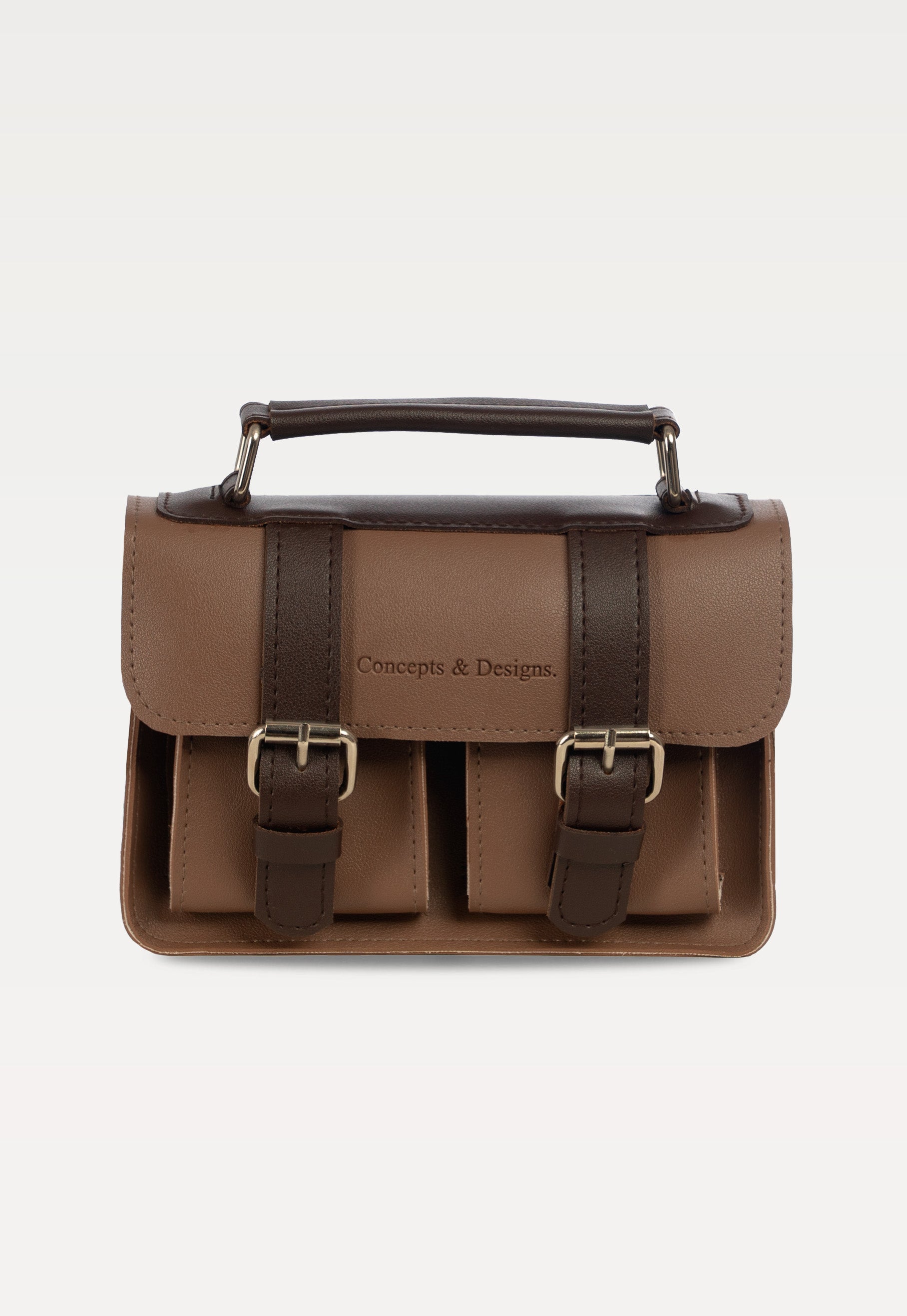 Prague Mini Crossbody Purse Bag Umber