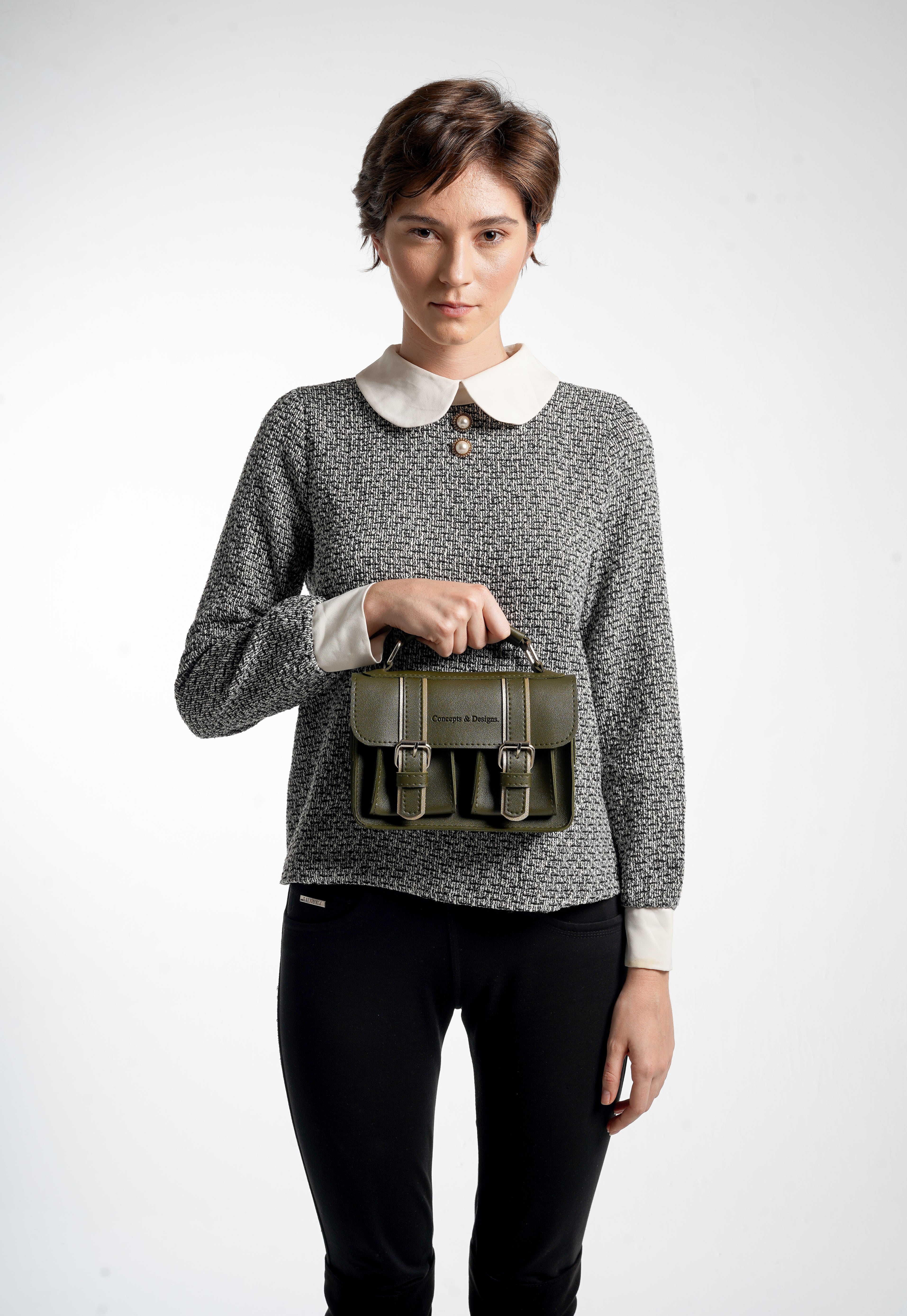 Prague Mini Crossbody Purse Bag Fern