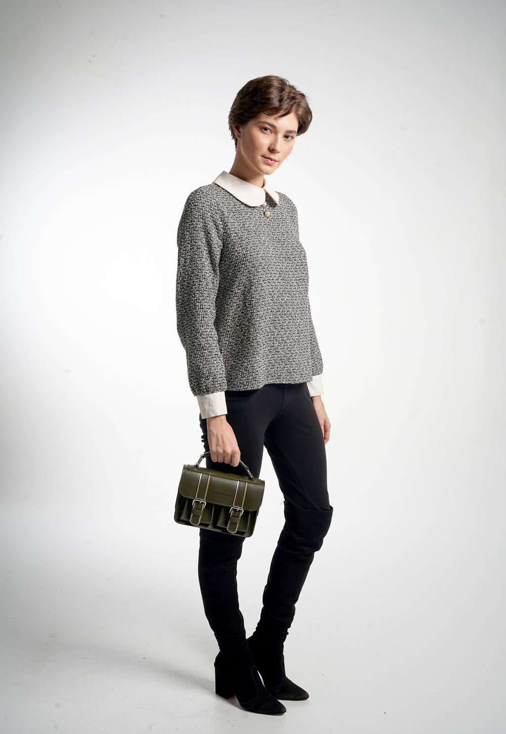 Prague Mini Crossbody Purse Bag Fern