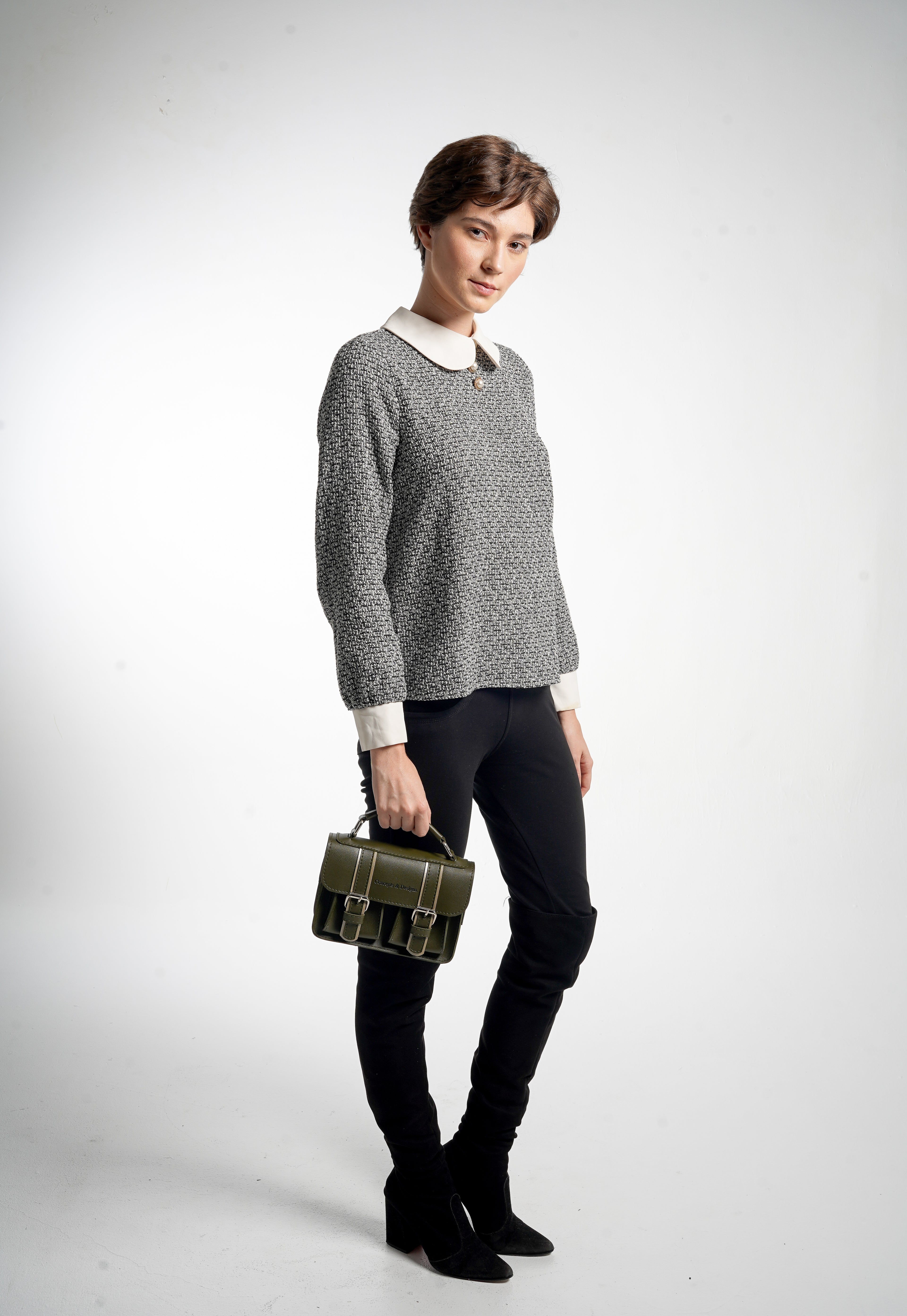 Prague Mini Crossbody Purse Bag Fern