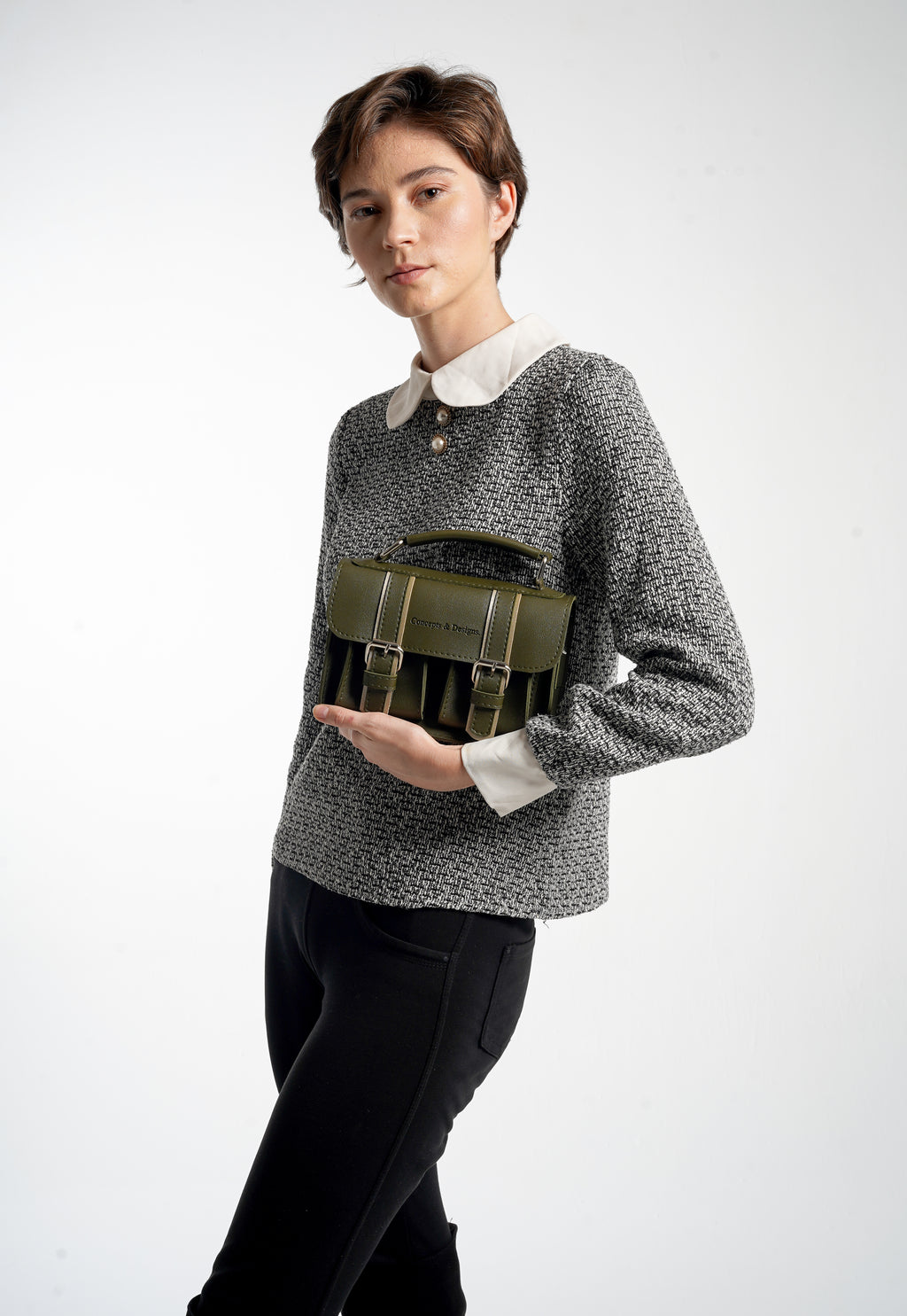 Prague Mini Crossbody Purse Bag Fern